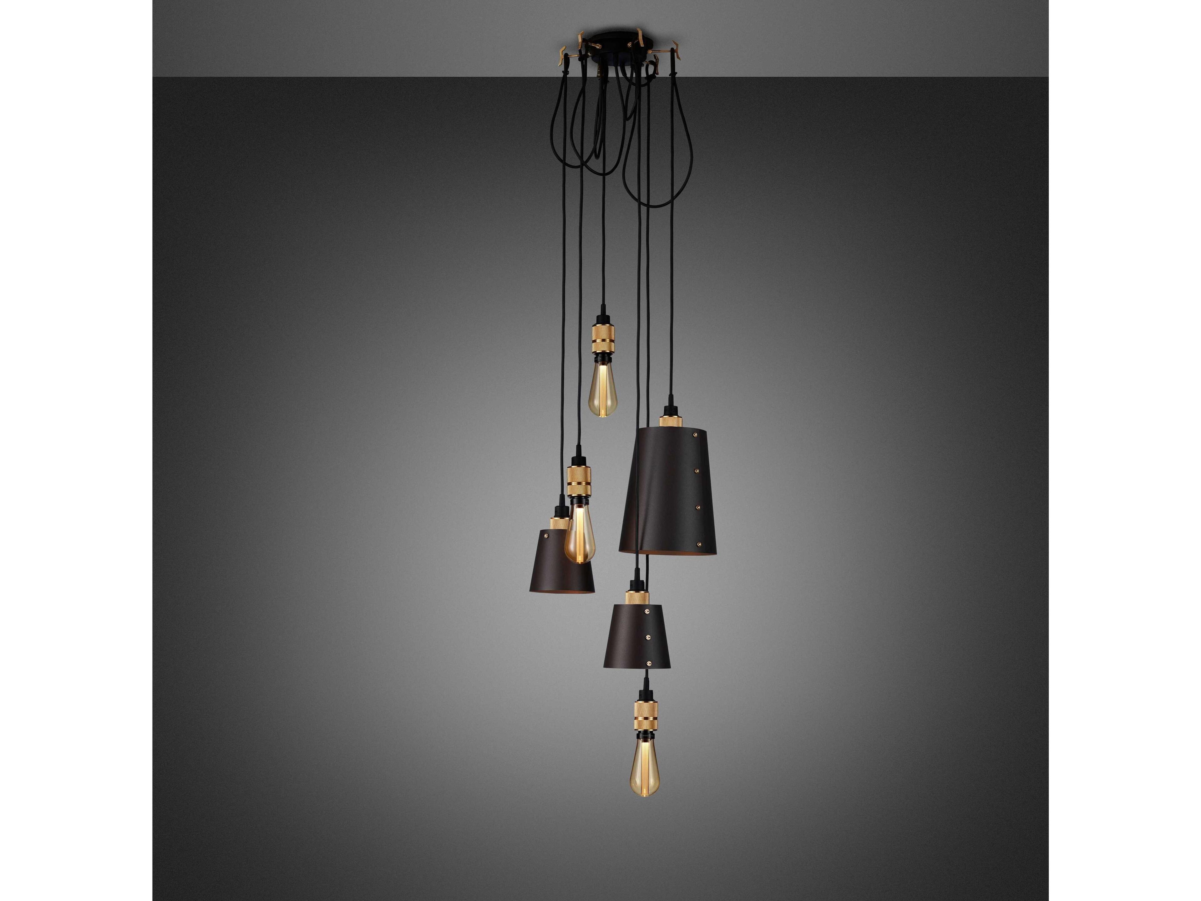 Buster + Punch Hooked 6-Light Brass Mini Pendant