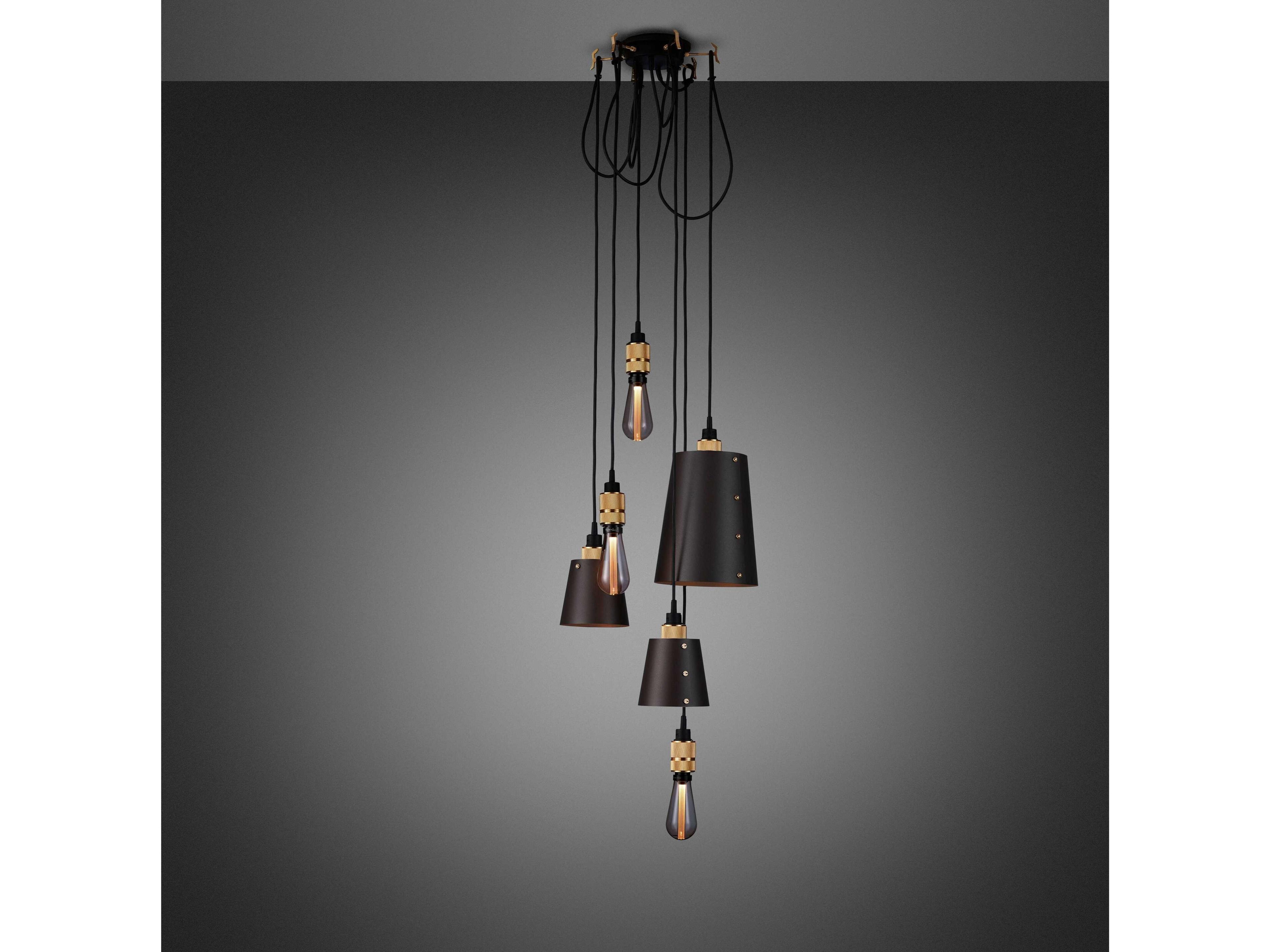 Buster + Punch Hooked 6-Light Brass Mini Pendant