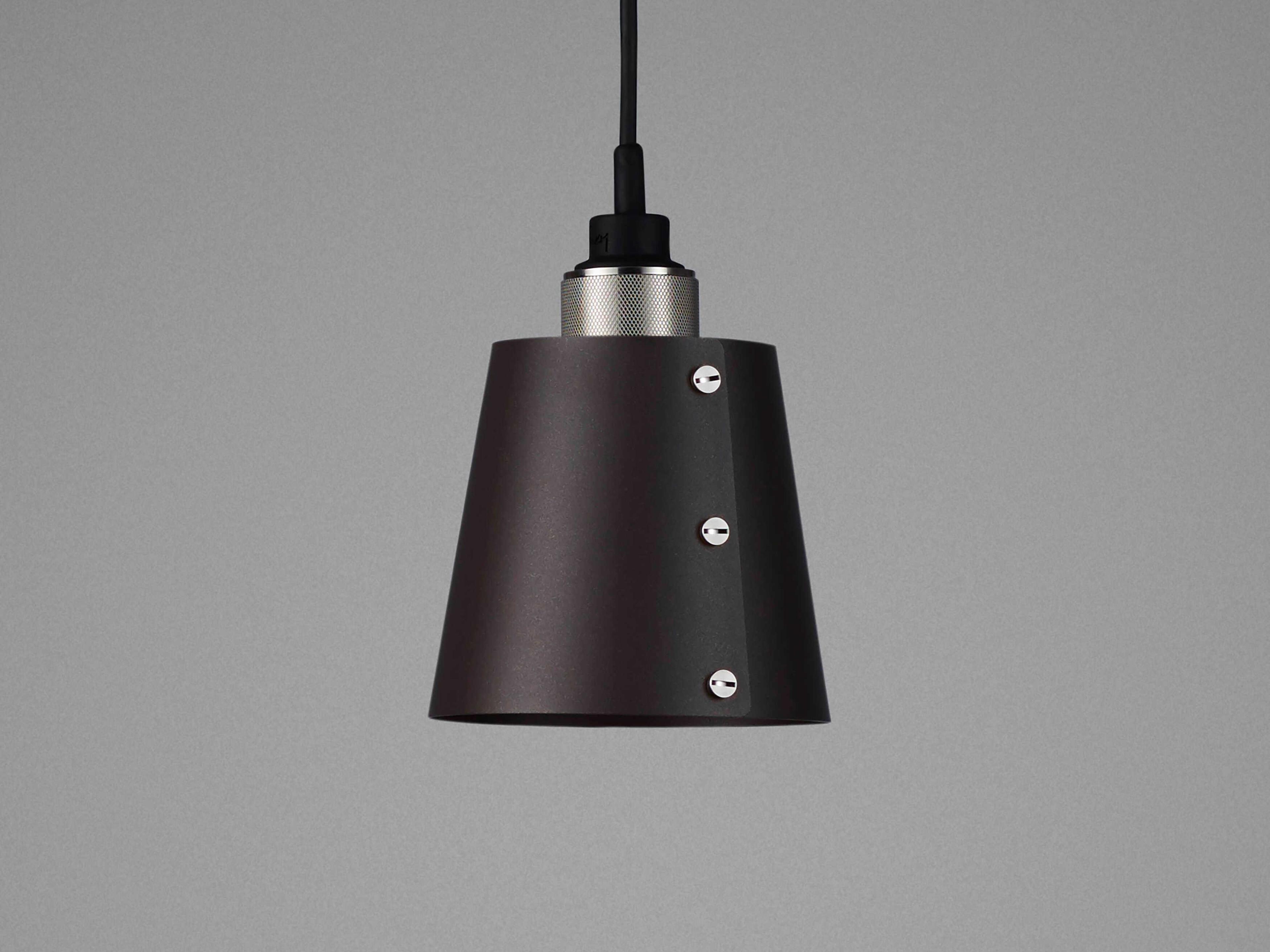 Buster + Punch Hooked 1-Light Steel Black Mini Pendant