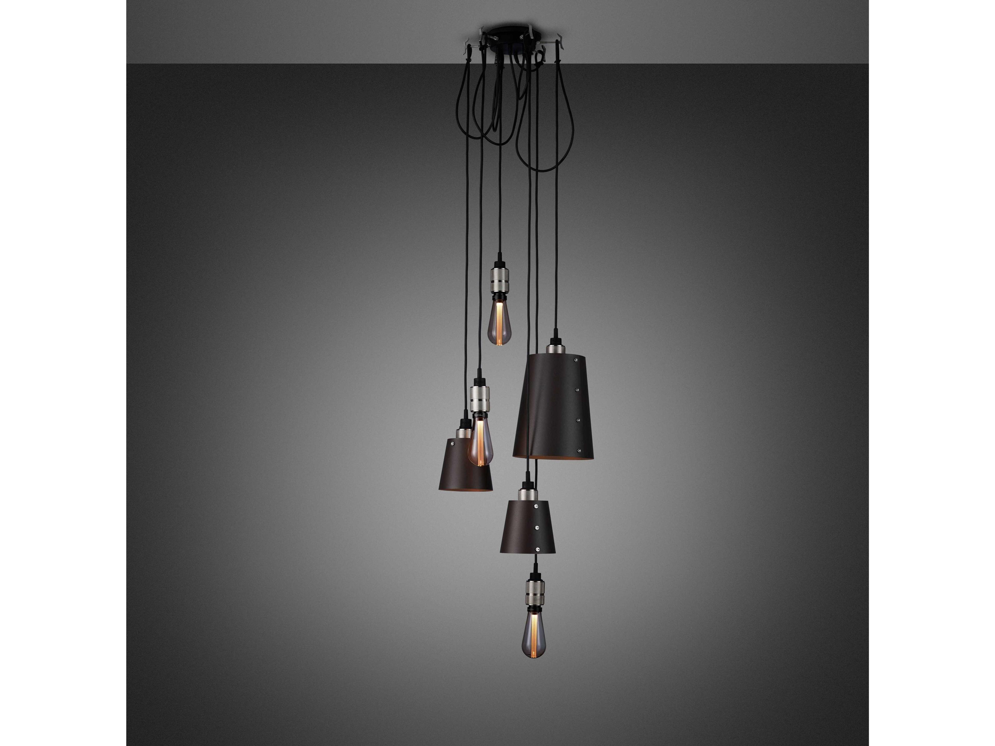 Buster + Punch Hooked 6-Light Steel Black Mini Pendant
