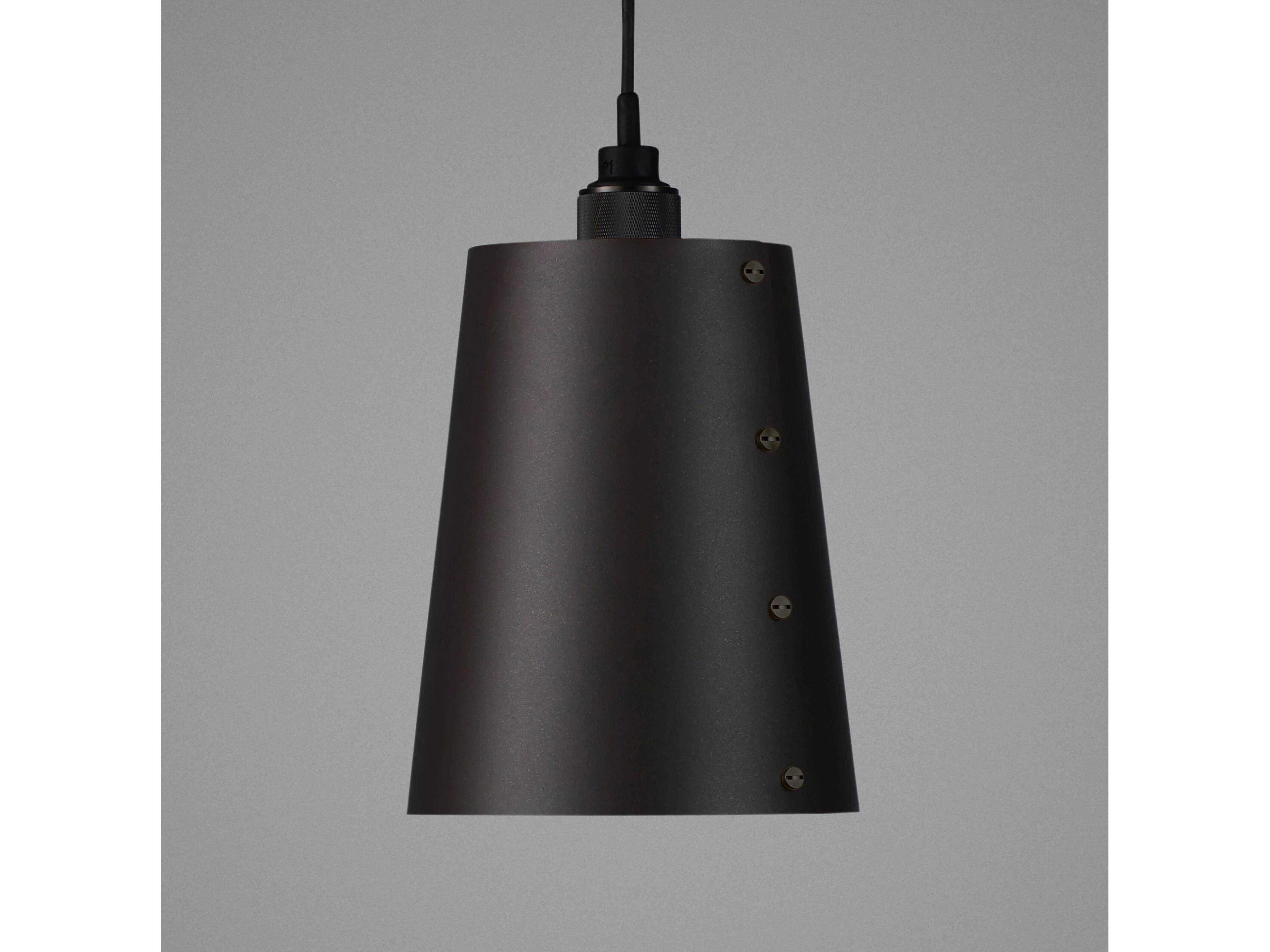 Buster + Punch Hooked 1-Light Smoked Bronze Mini Pendant