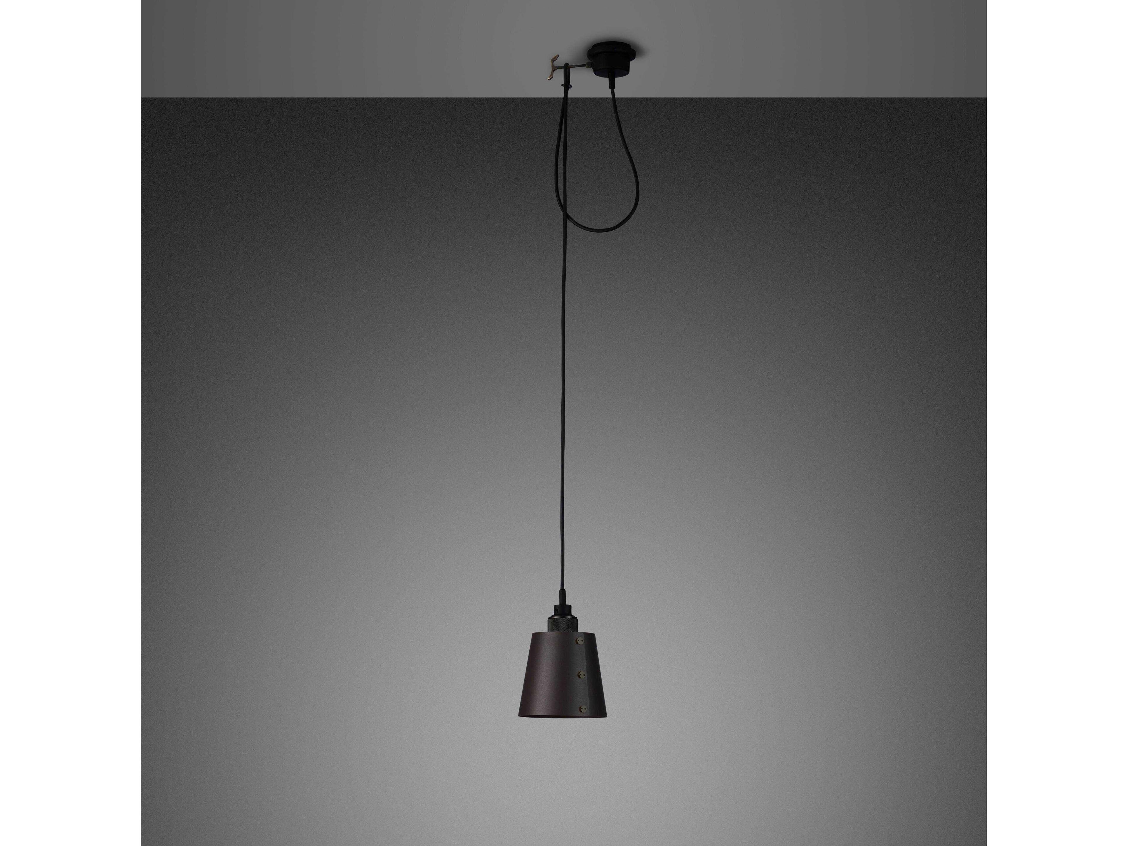Buster + Punch Hooked 1-Light Smoked Bronze Mini Pendant
