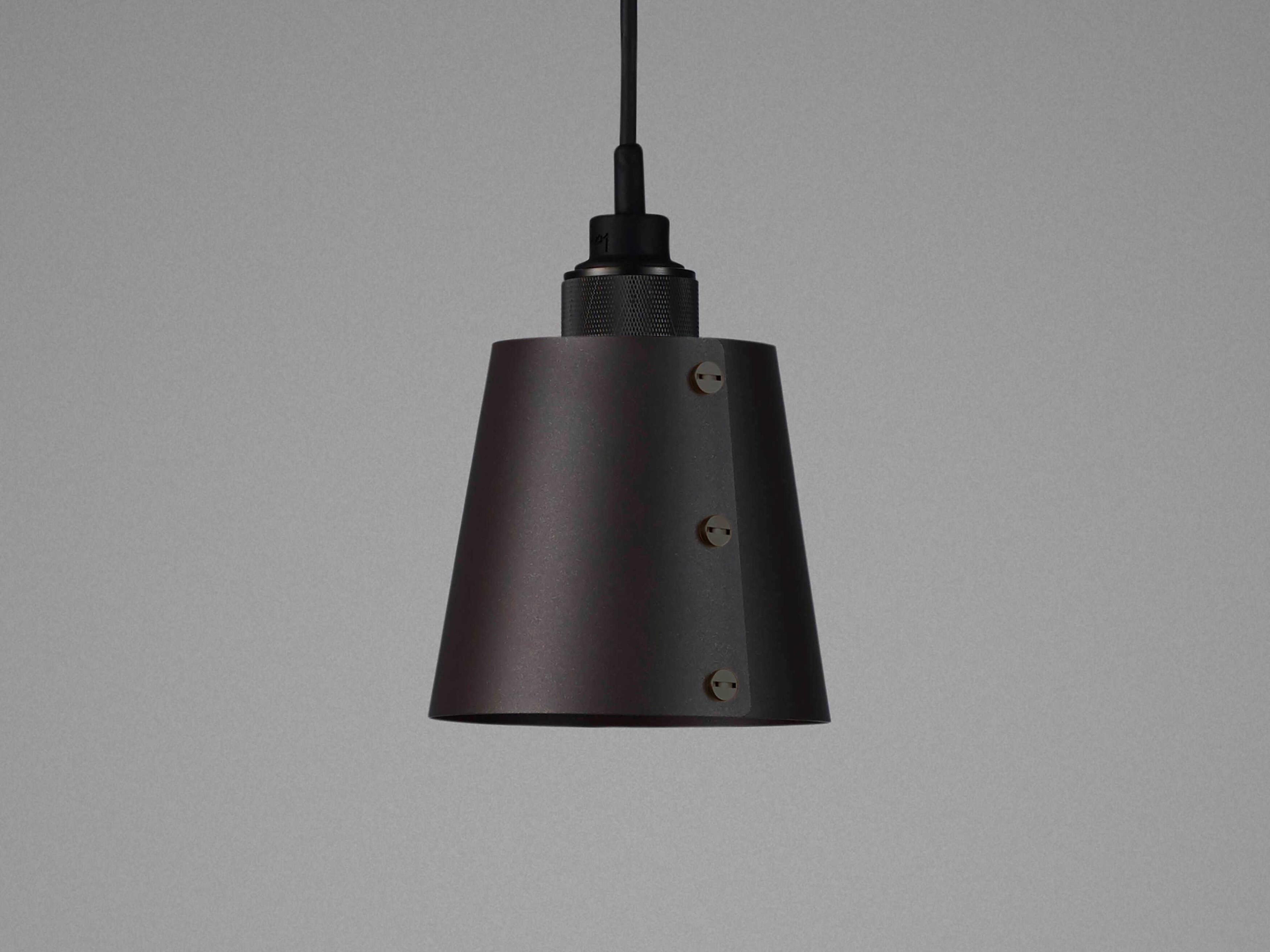 Buster + Punch Hooked 1-Light Smoked Bronze Mini Pendant