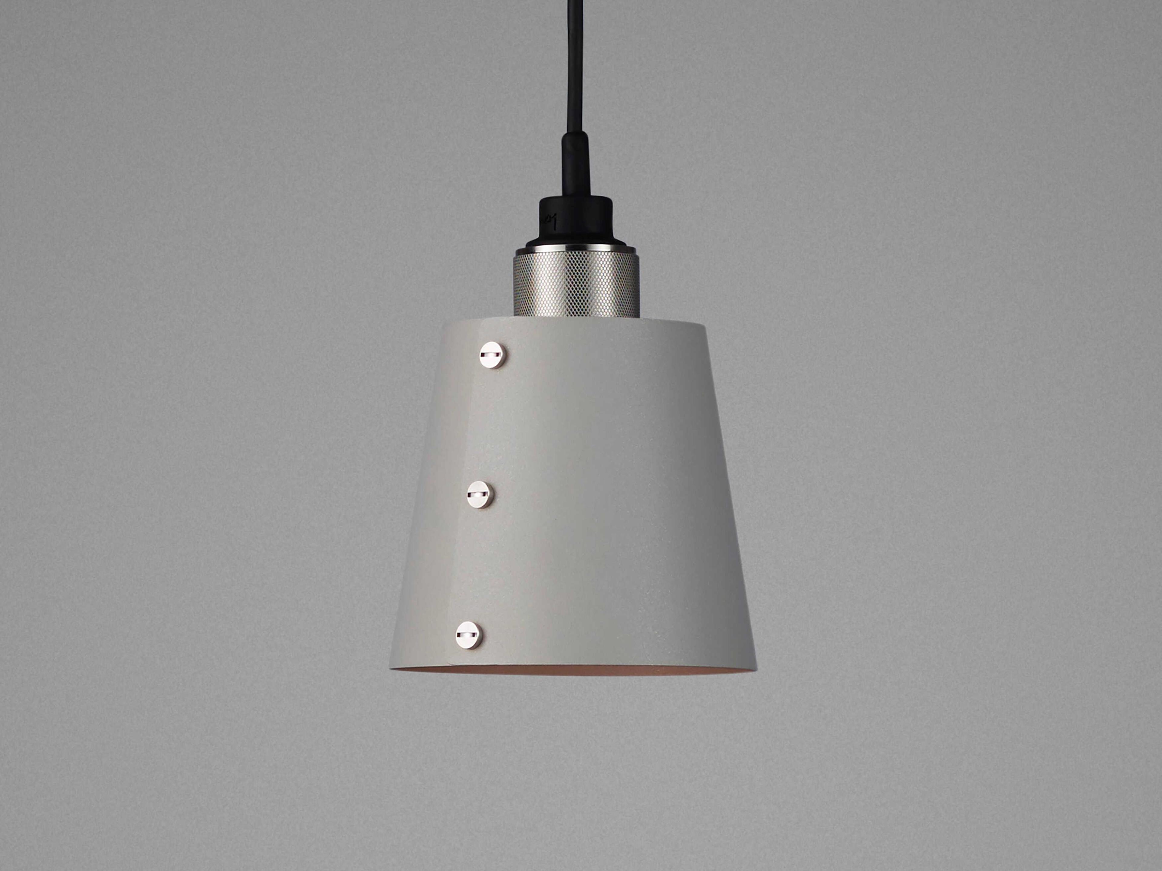 Buster + Punch Hooked 1-Light Steel Gray Mini Pendant