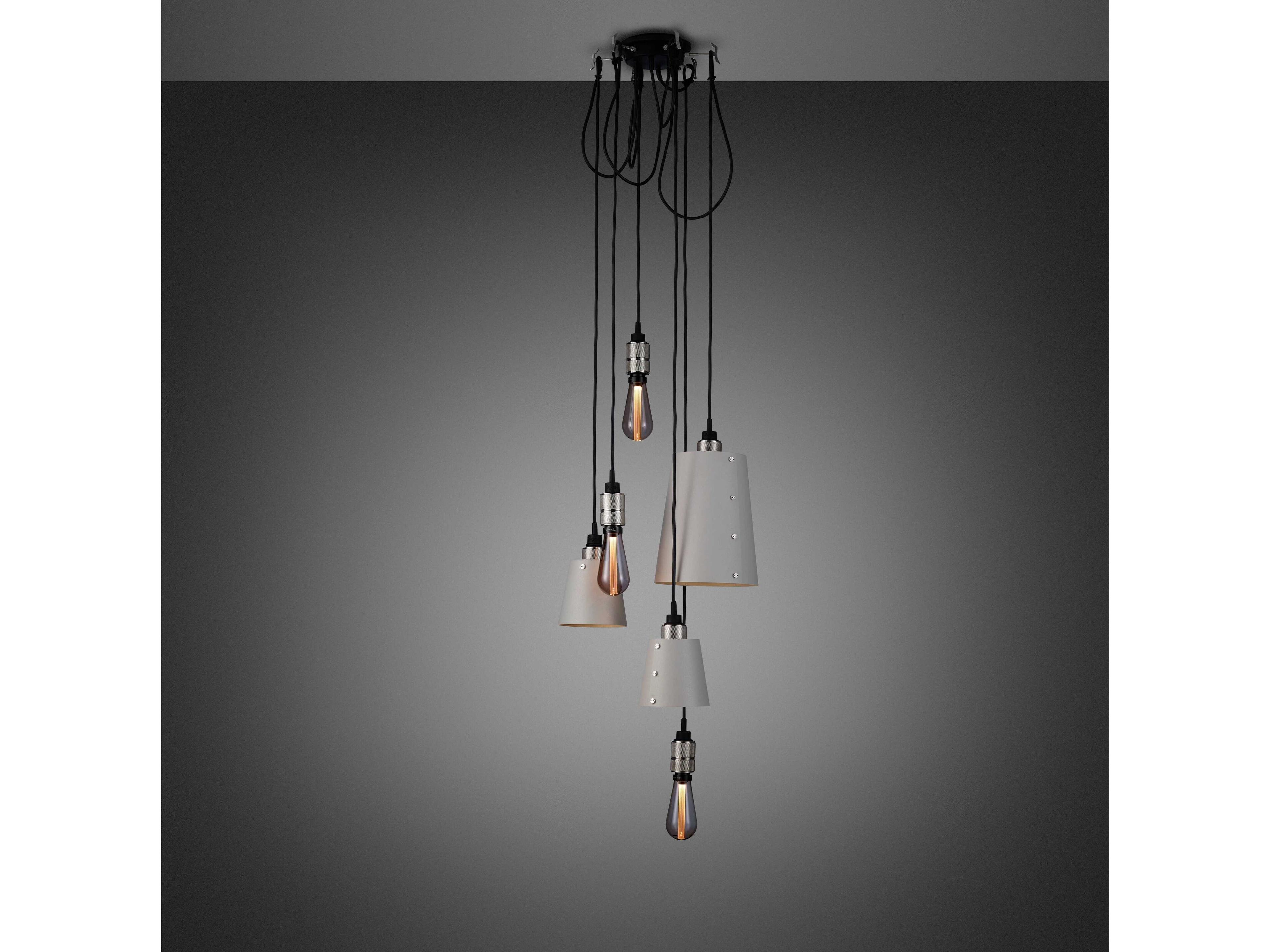 Buster + Punch Hooked 6-Light Steel Gray Mini Pendant