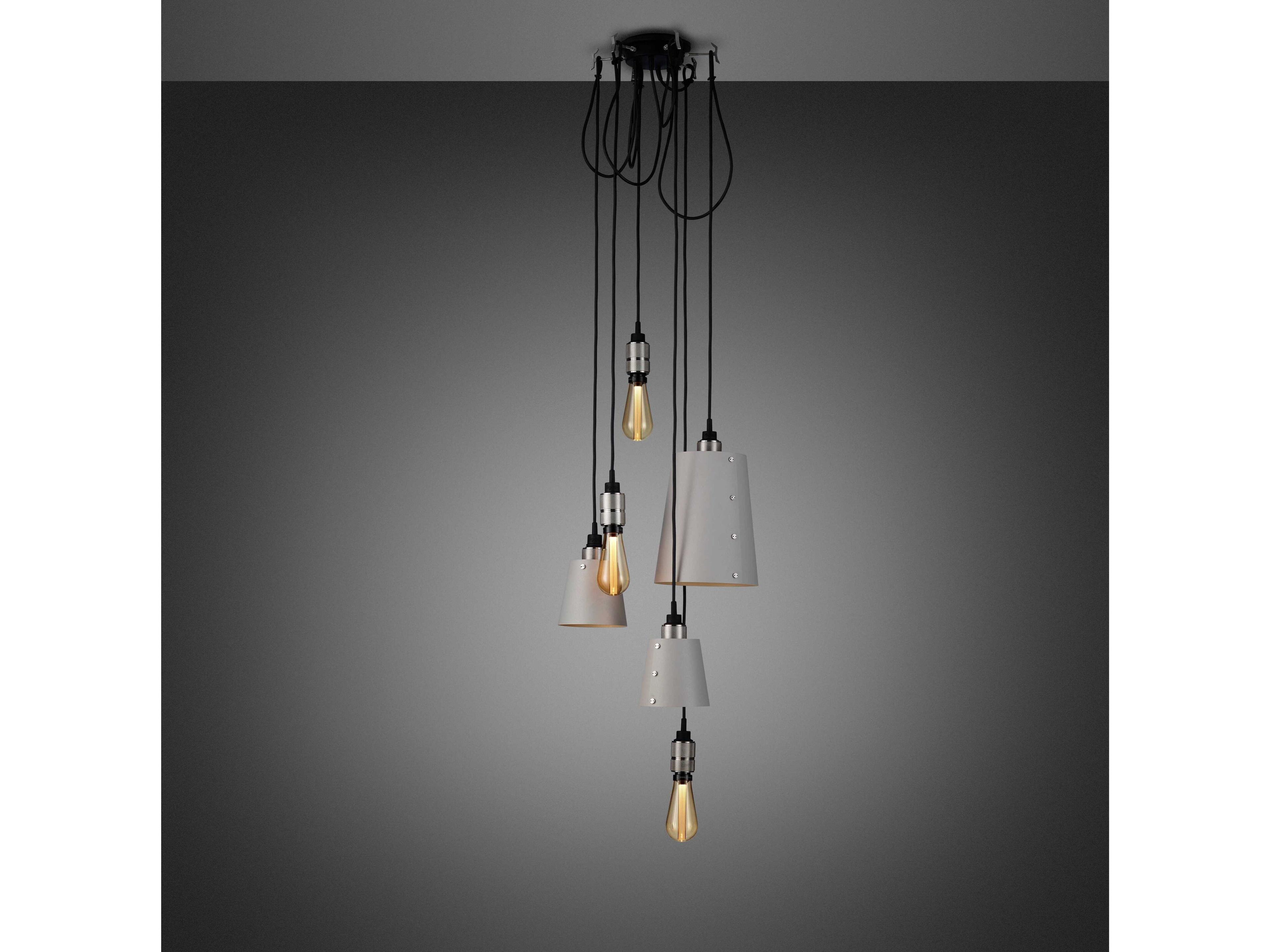 Buster + Punch Hooked 6-Light Steel Gray Mini Pendant