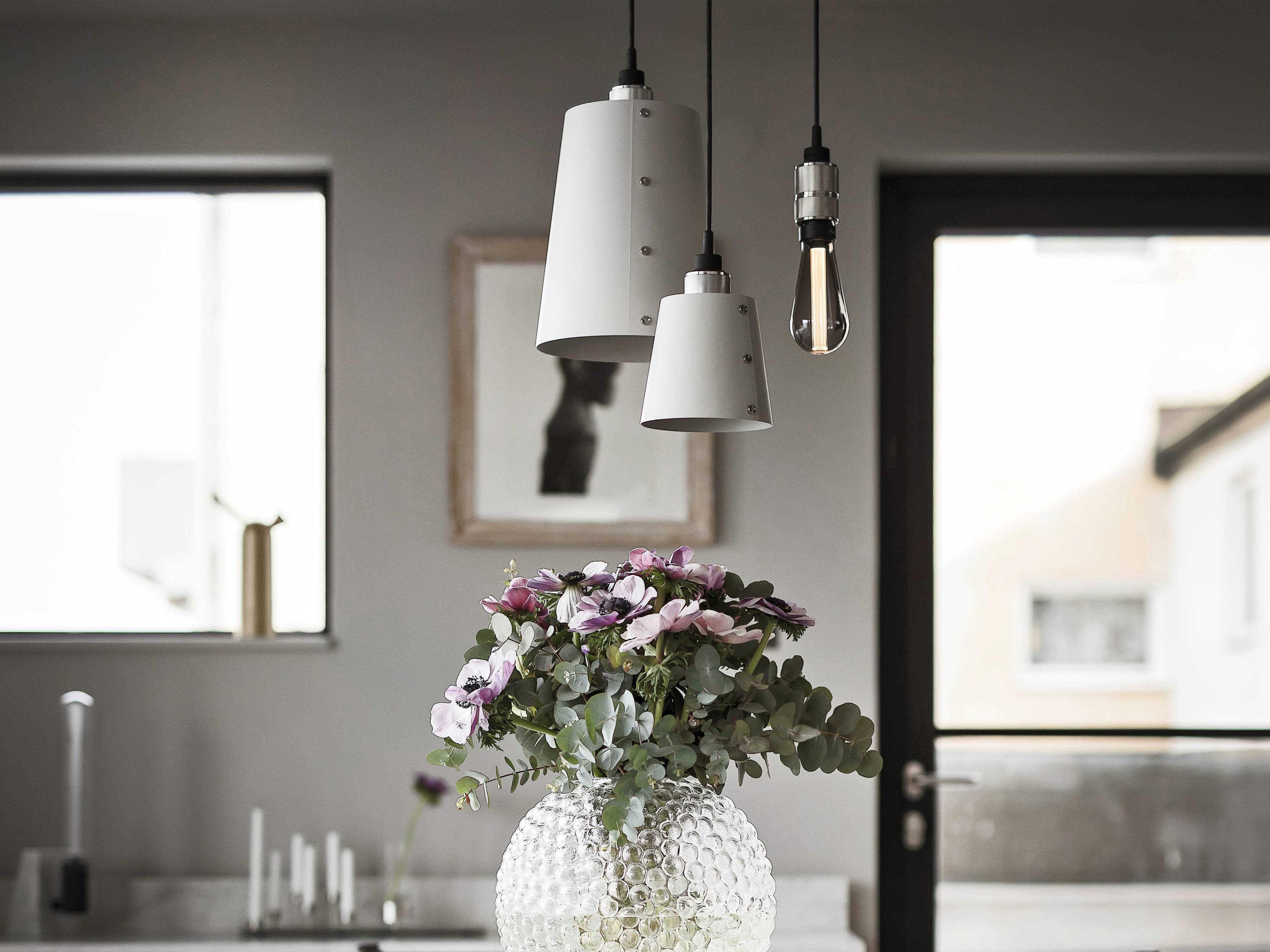 Buster + Punch Hooked 3-Light Smoked Bronze Gray Mini Pendant