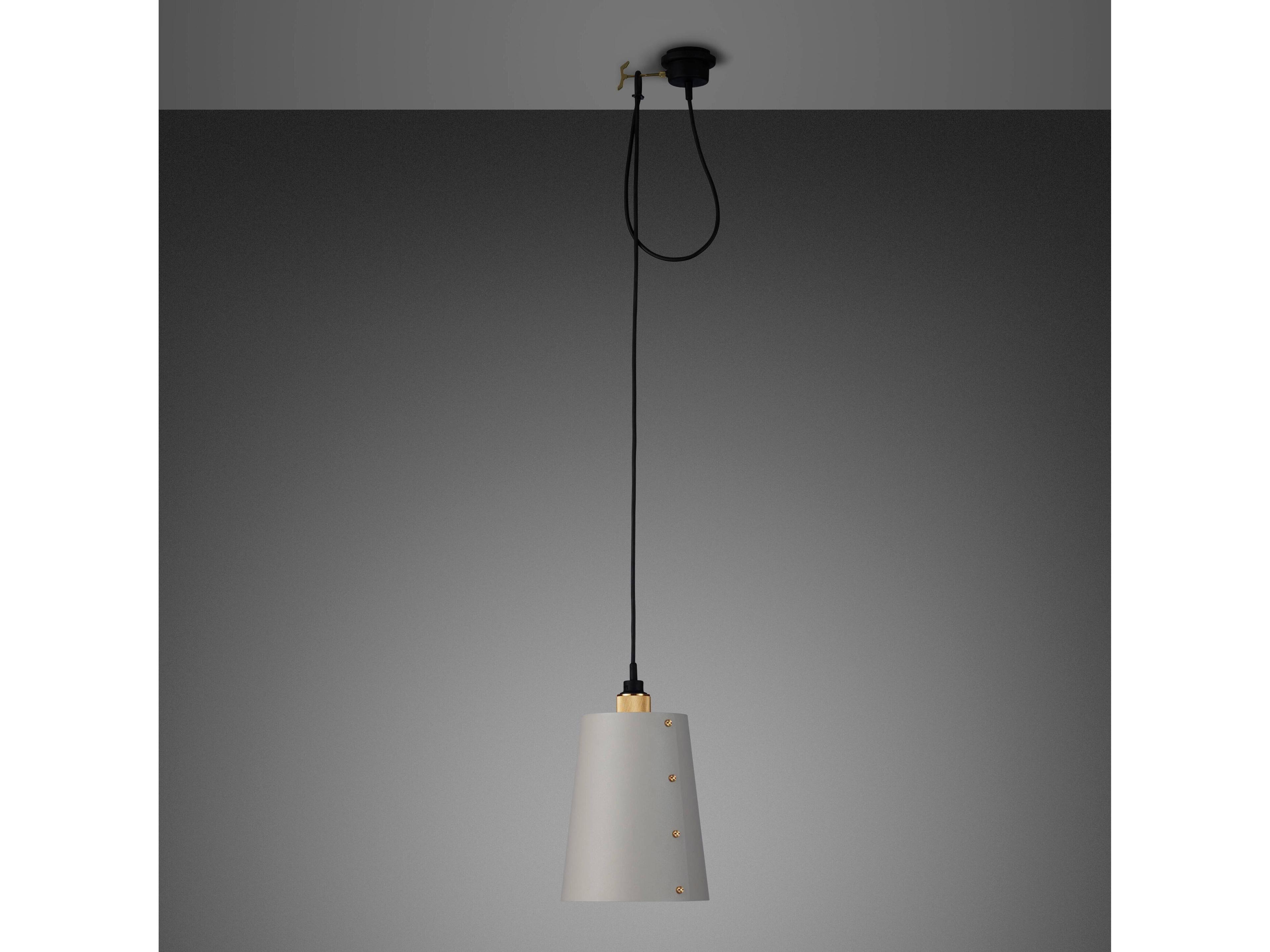 Buster + Punch Hooked 1-Light Brass Gray Mini Pendant