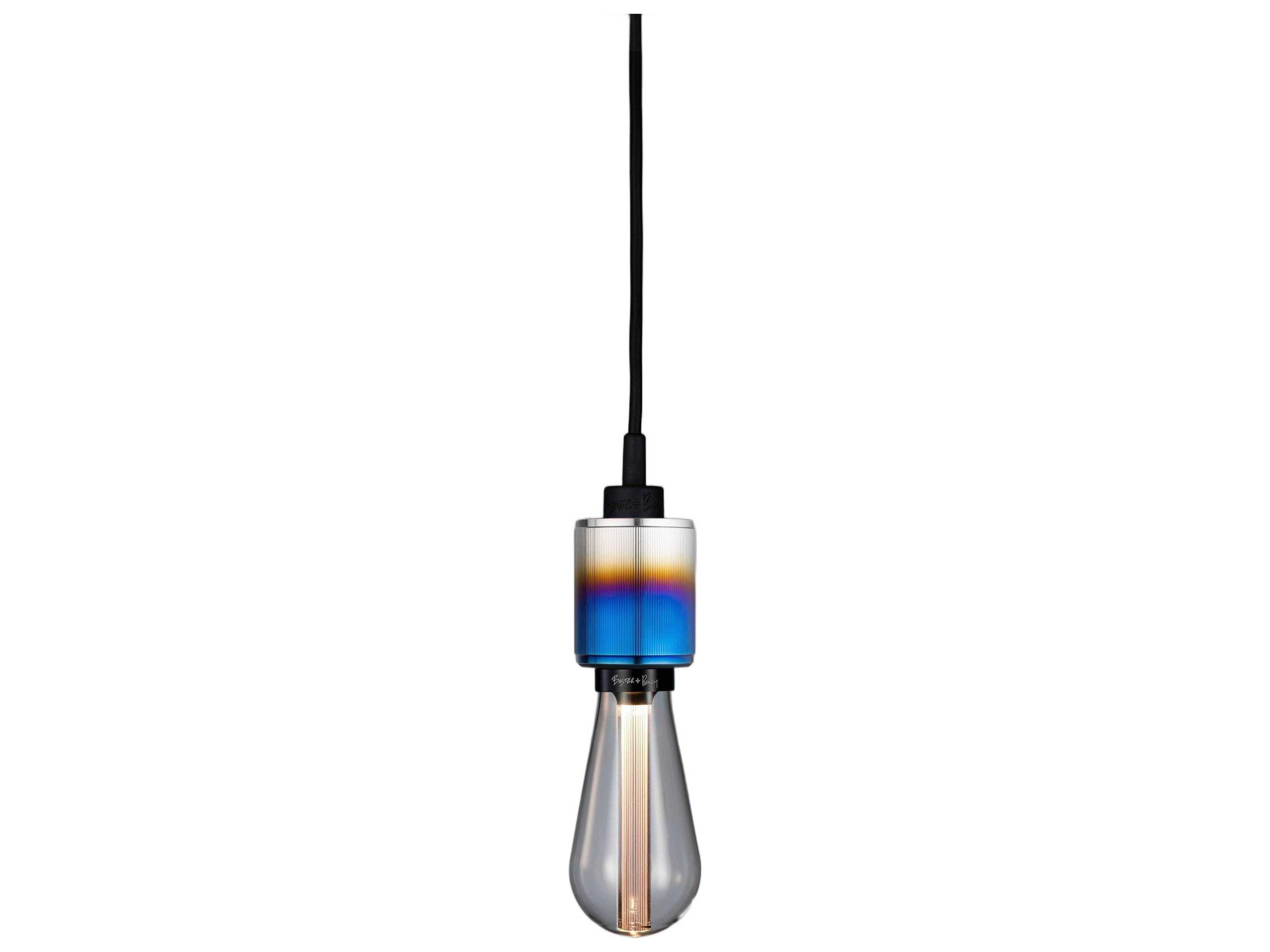 Heavy Metal 1-Light Burnt Steel Mini Pendant