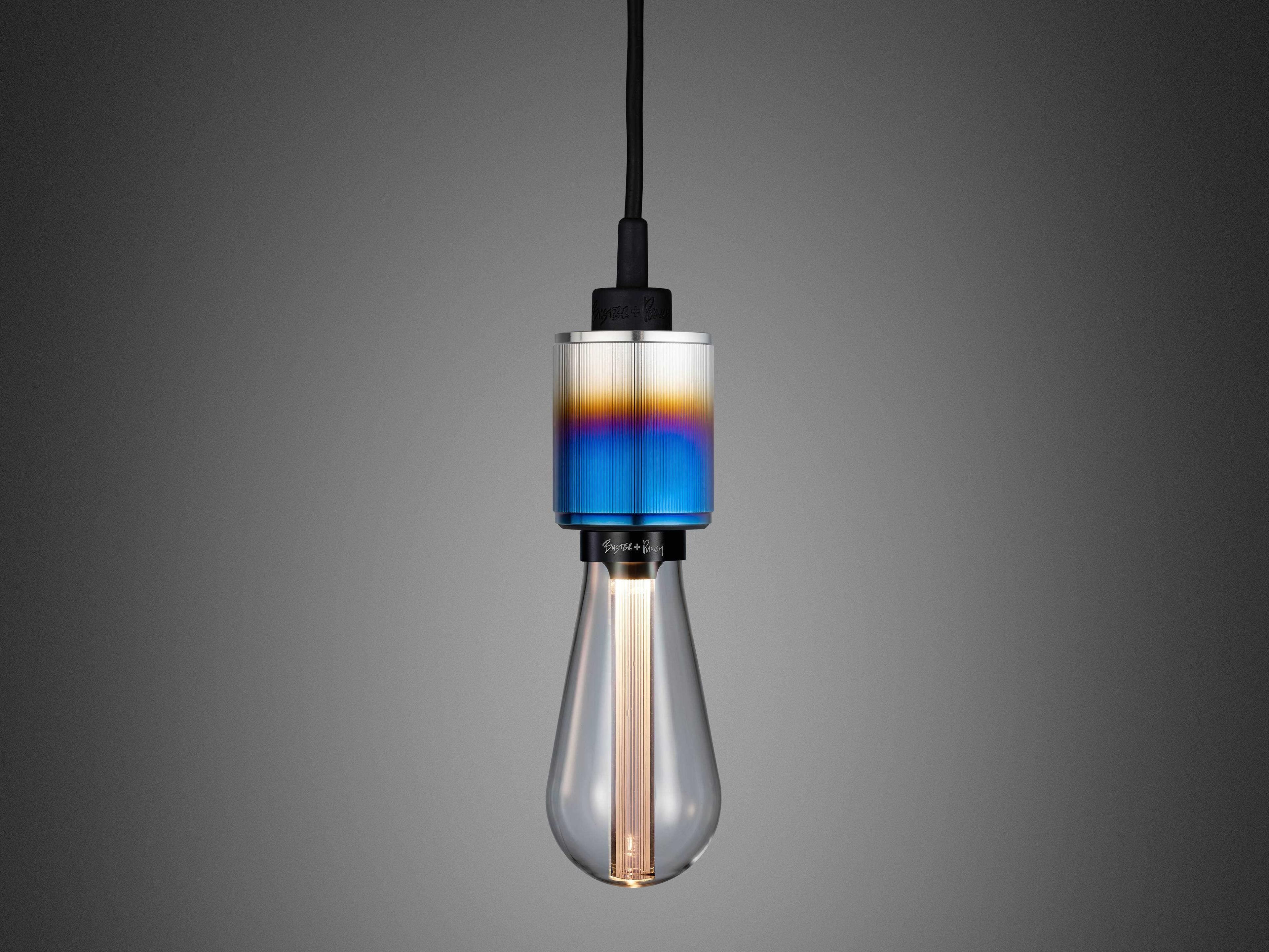 Buster + Punch Heavy Metal 1-Light Burnt Steel Mini Pendant
