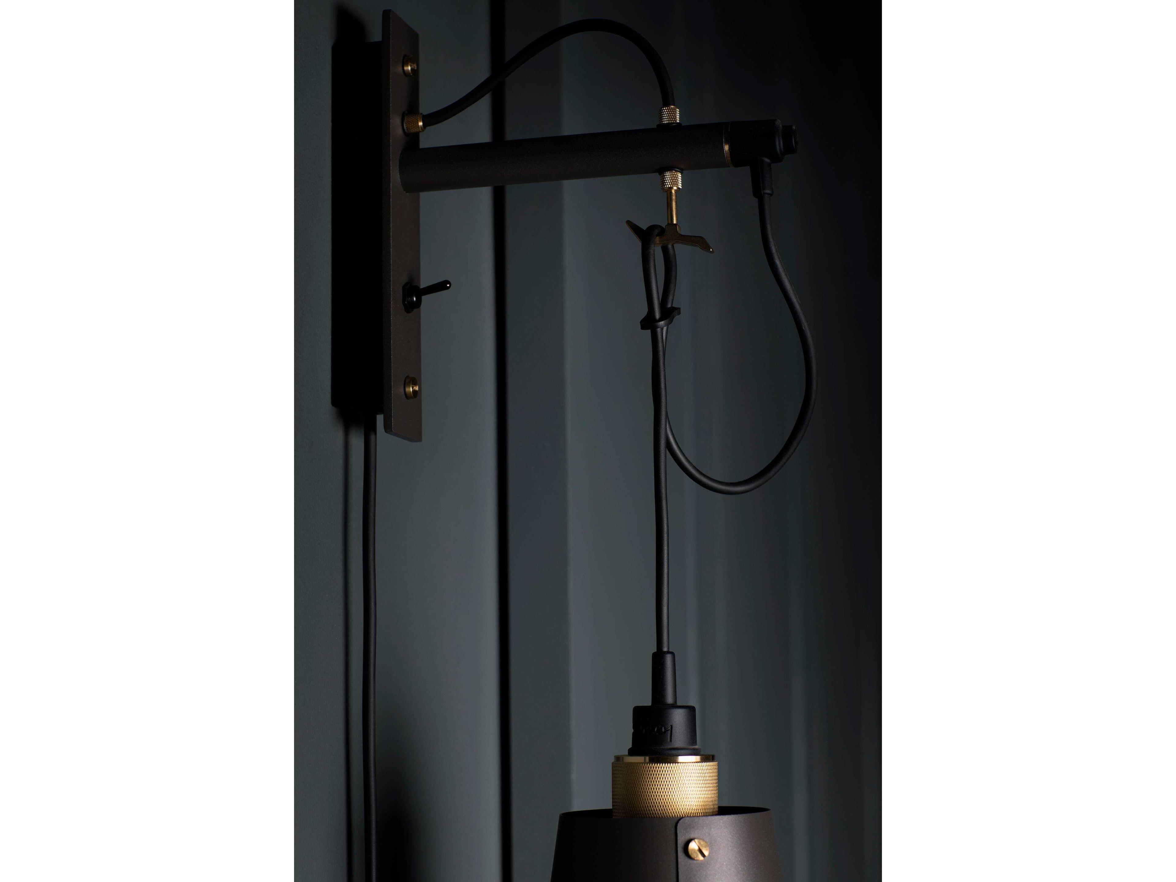 Buster + Punch Hooked 1-Light Brass Wall Sconce