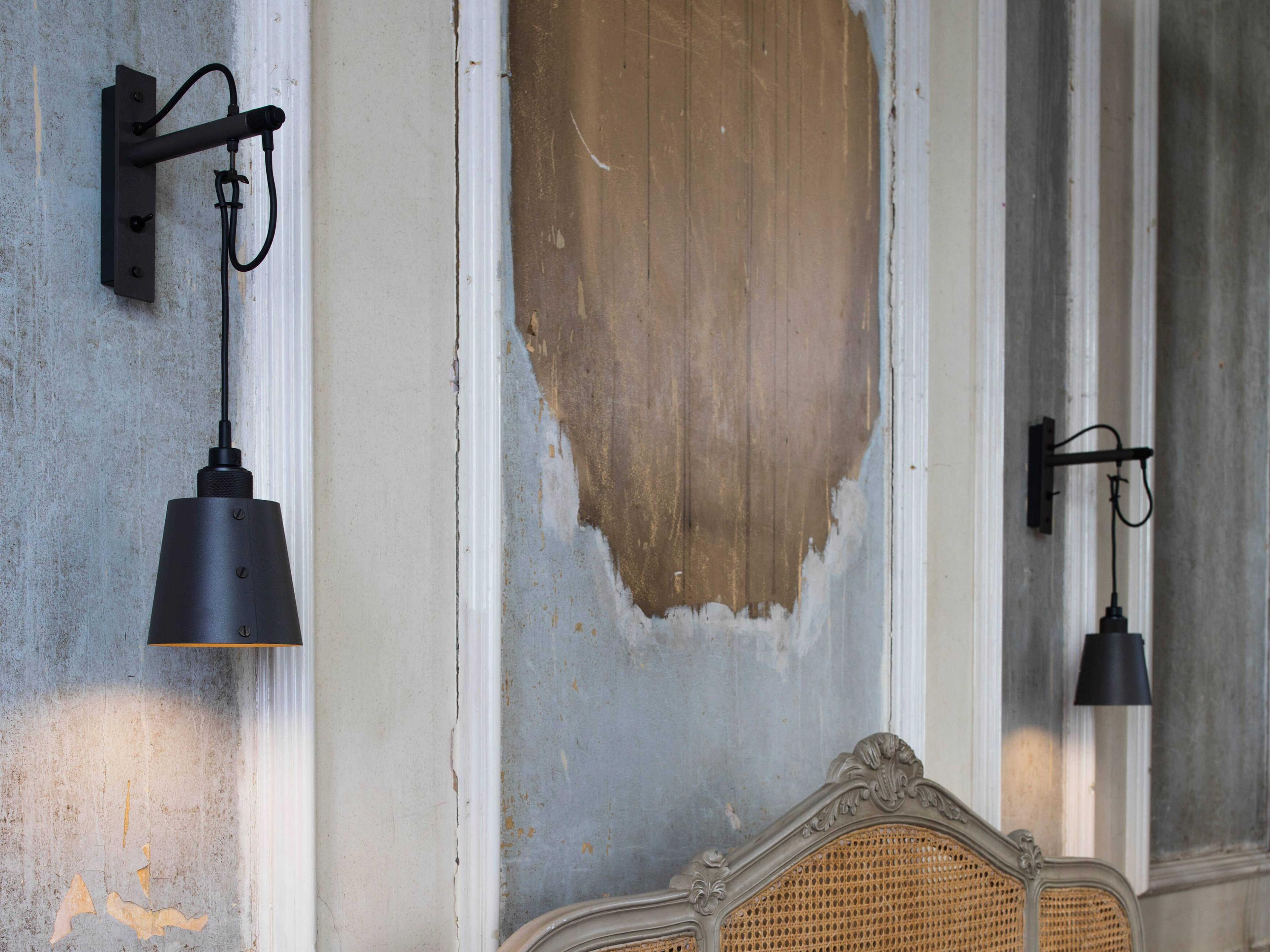 Buster + Punch Hooked 1-Light Smoked Bronze Wall Sconce