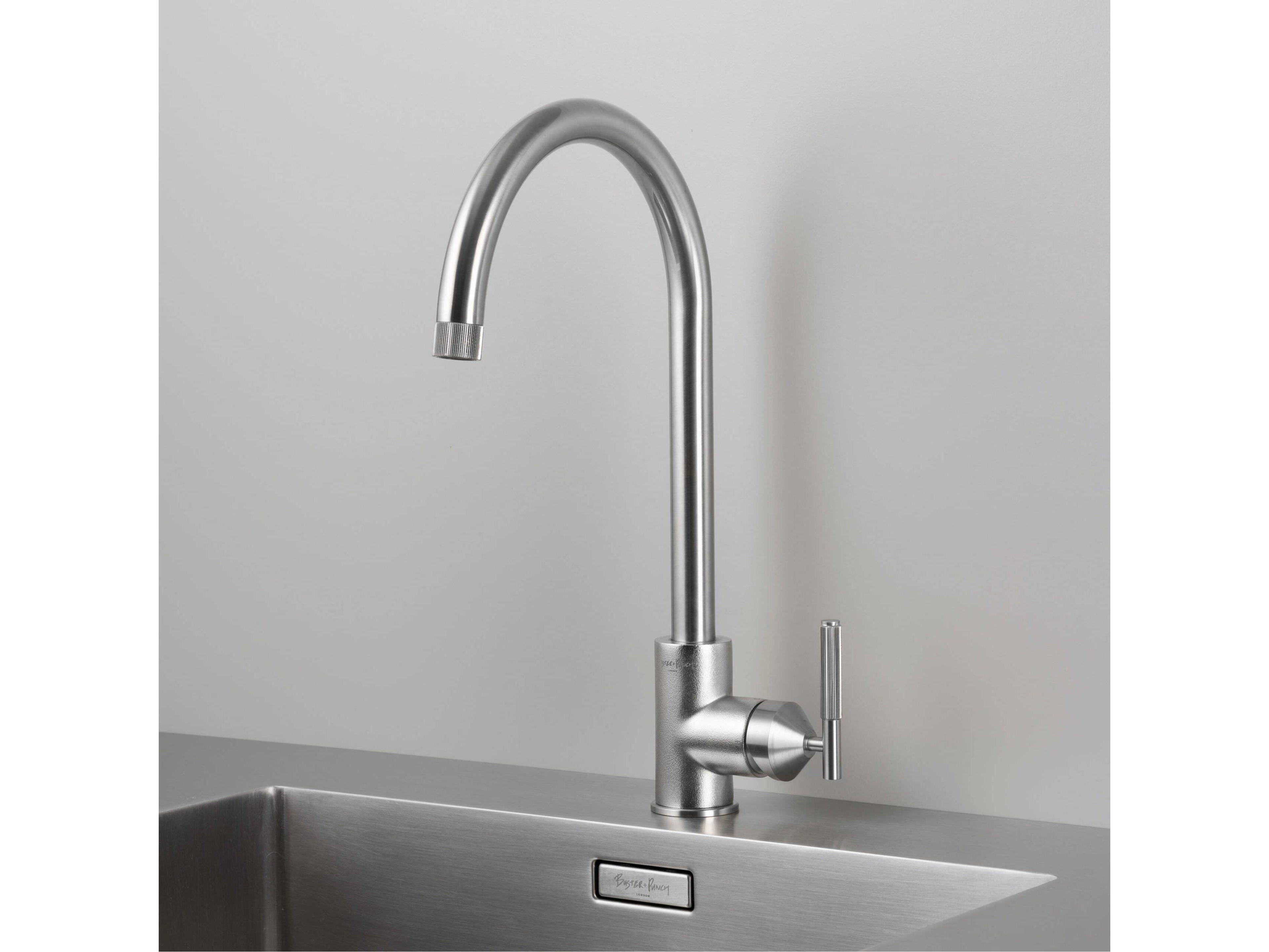 Buster + Punch Steel Mixer Kitchen Faucet
