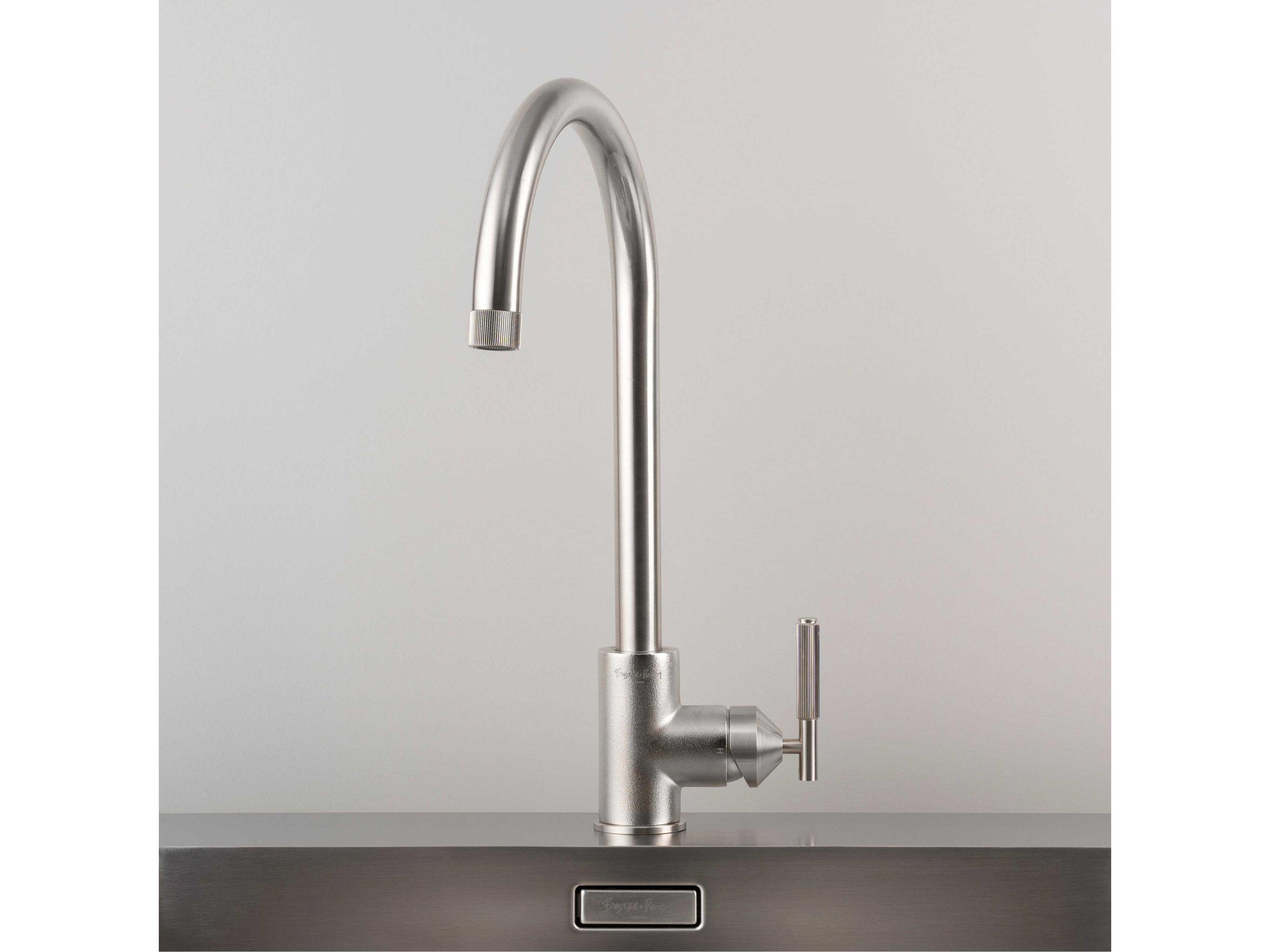Buster + Punch Steel Mixer Kitchen Faucet
