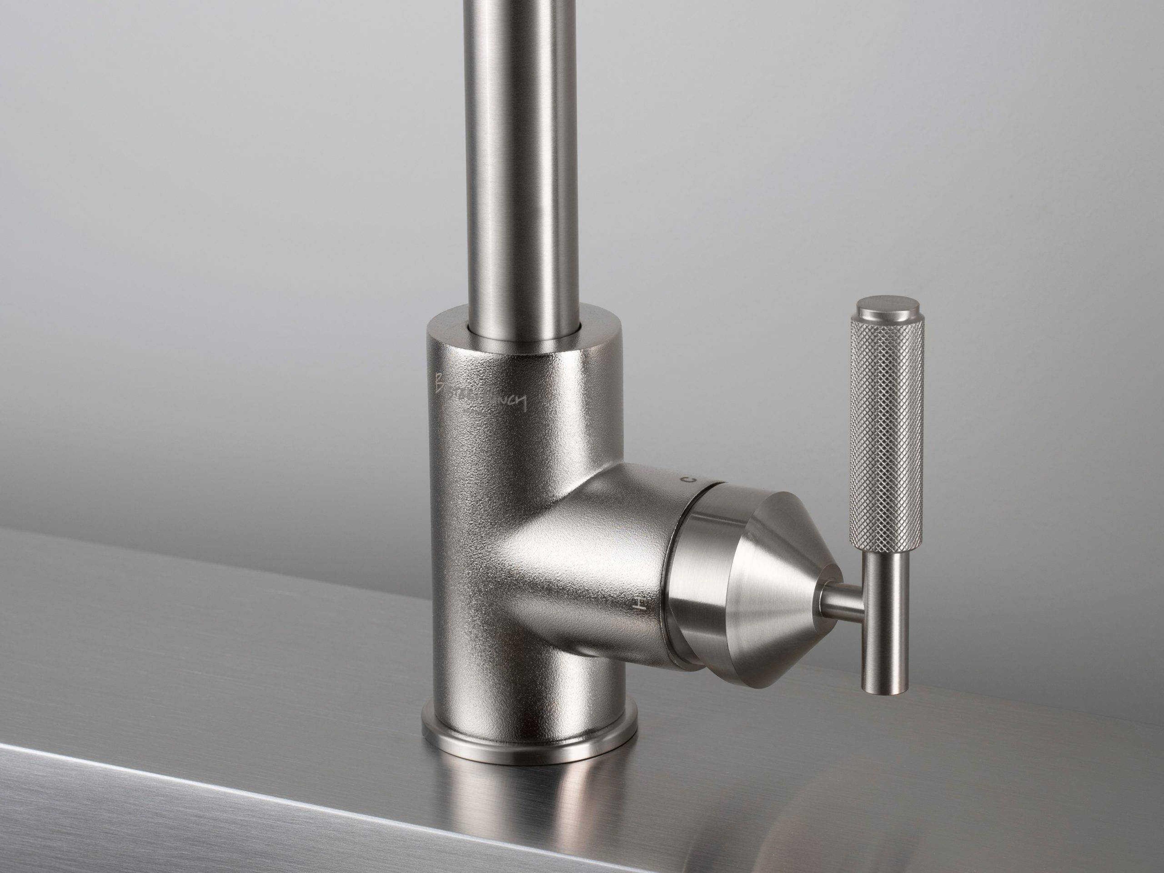 Buster + Punch Steel Mixer Kitchen Faucet