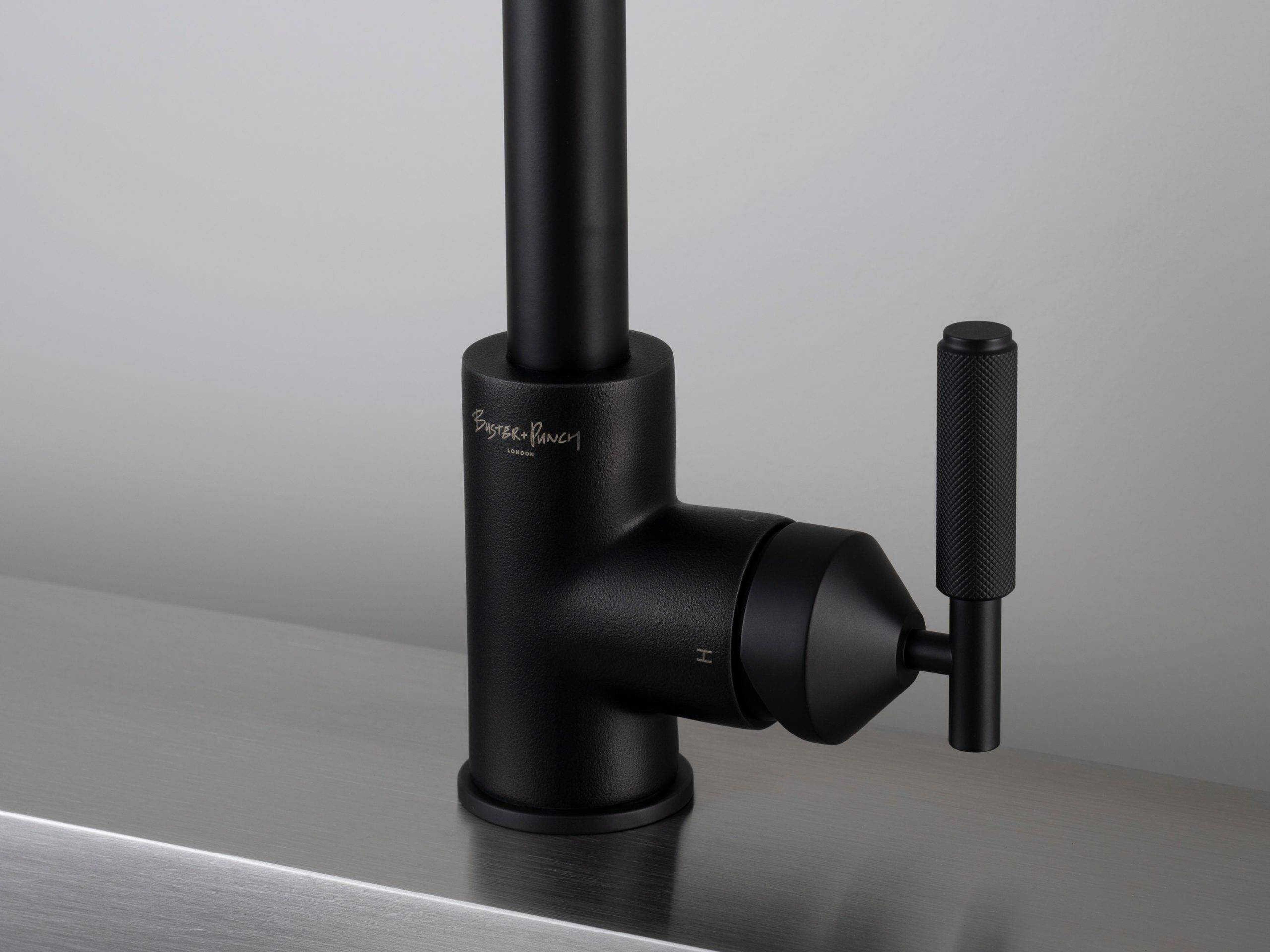 Buster + Punch Welders Black Mixer Kitchen Faucet