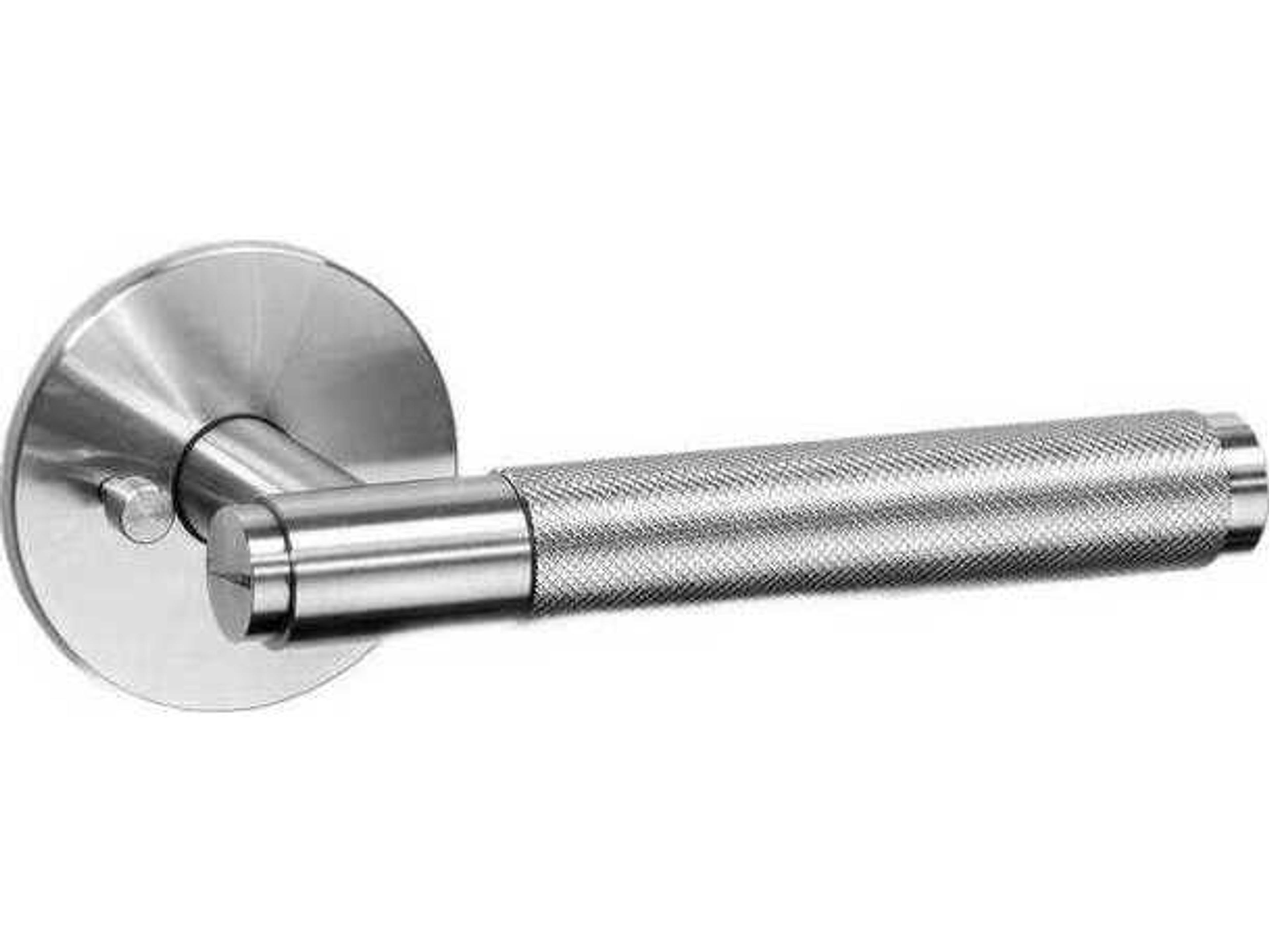 Steel Cross Privacy Door Handle Set