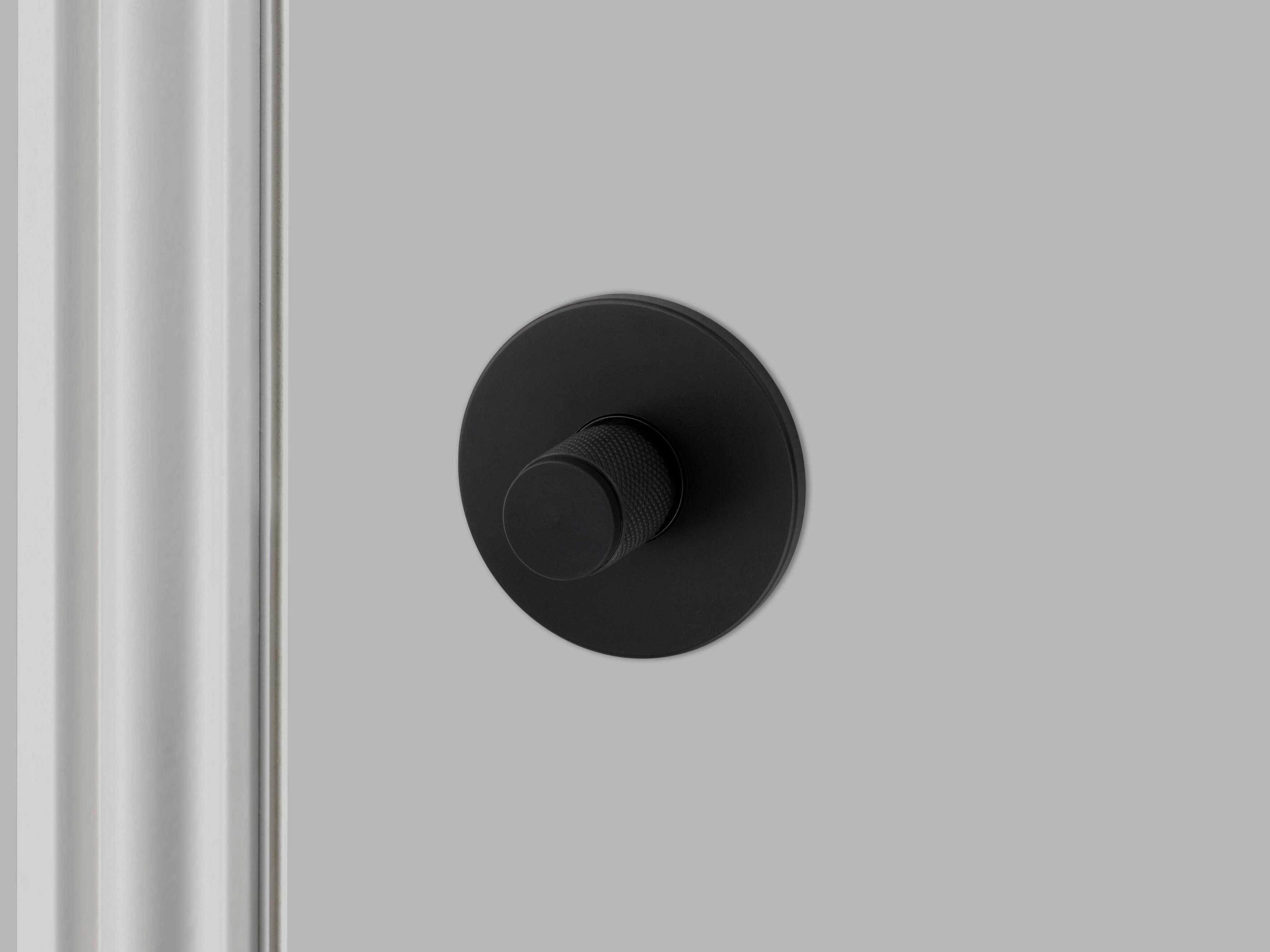 Buster + Punch Black Cross Thumbturn Lock