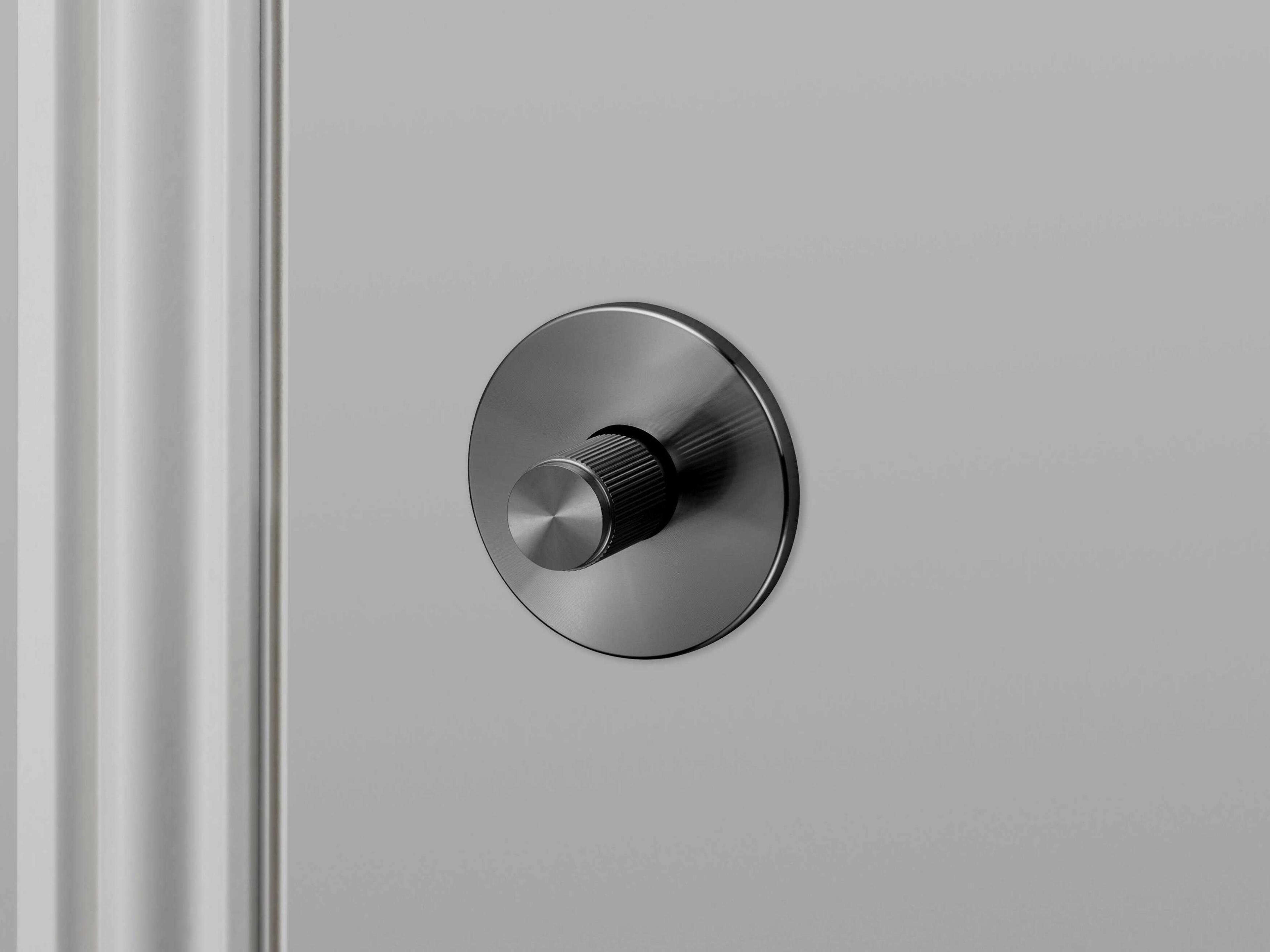 Buster + Punch Gun Metal Linear Thumbturn Lock