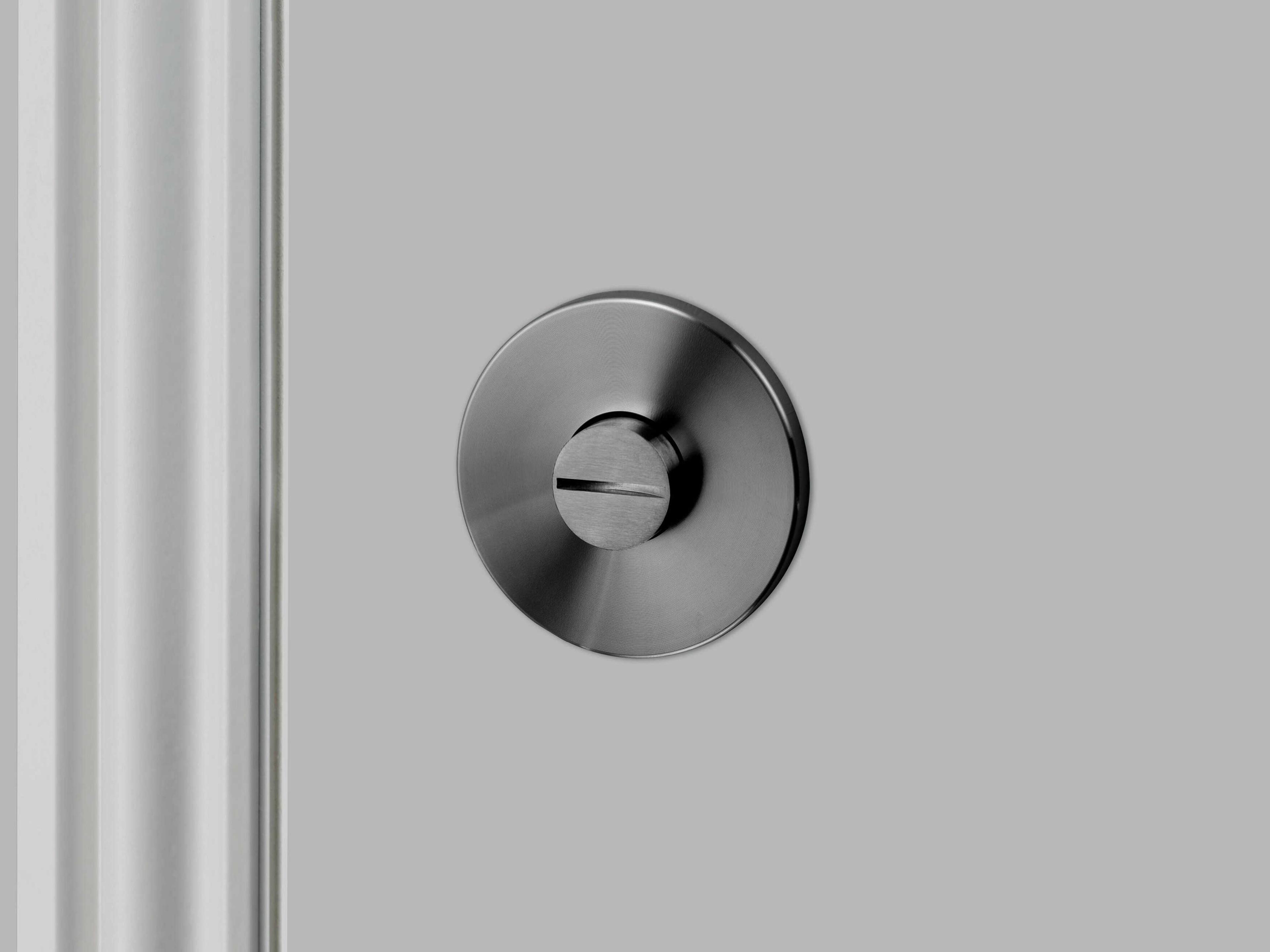 Buster + Punch Gun Metal Linear Thumbturn Lock