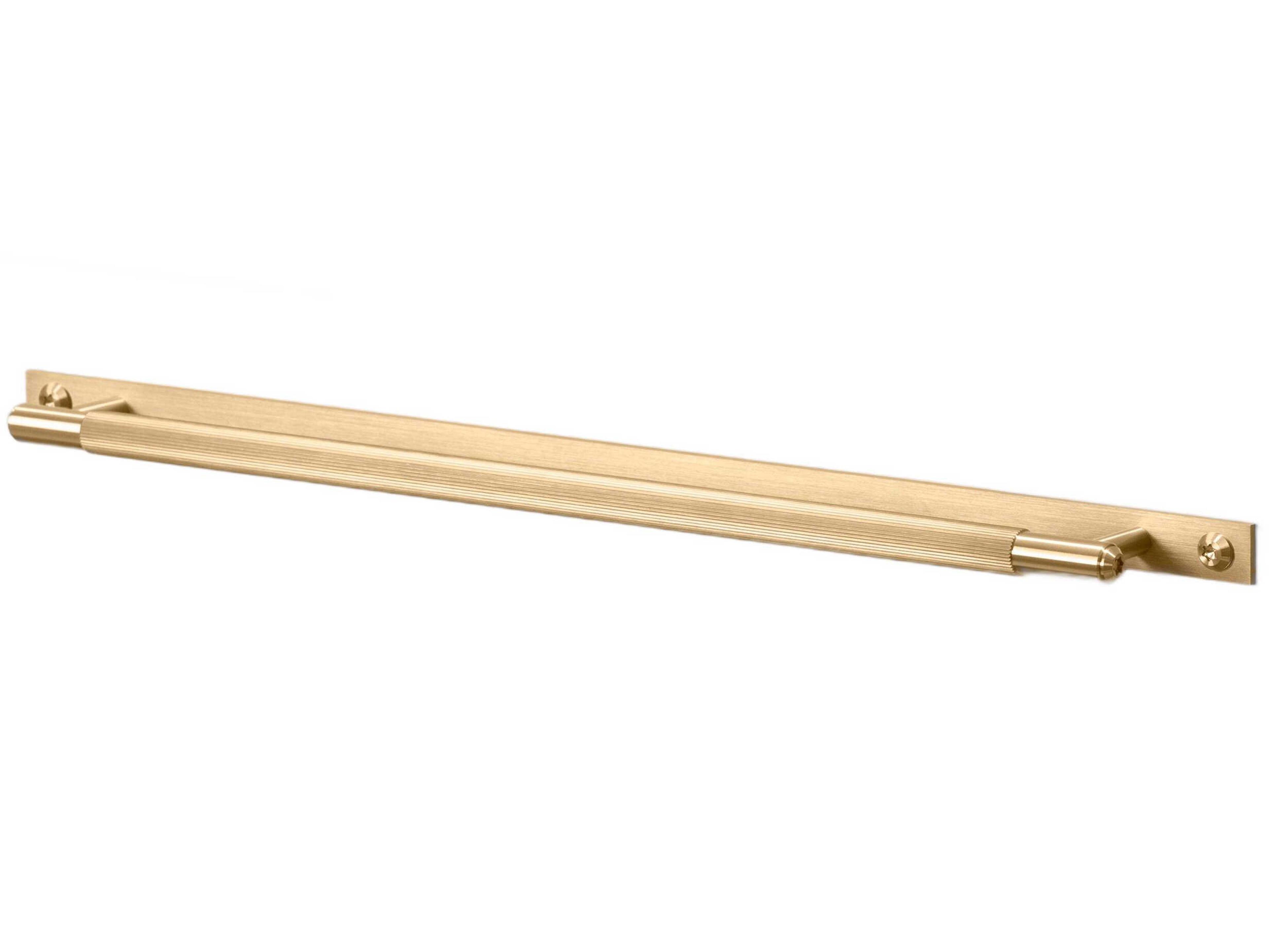 Brass Linear Plate Pull Bar