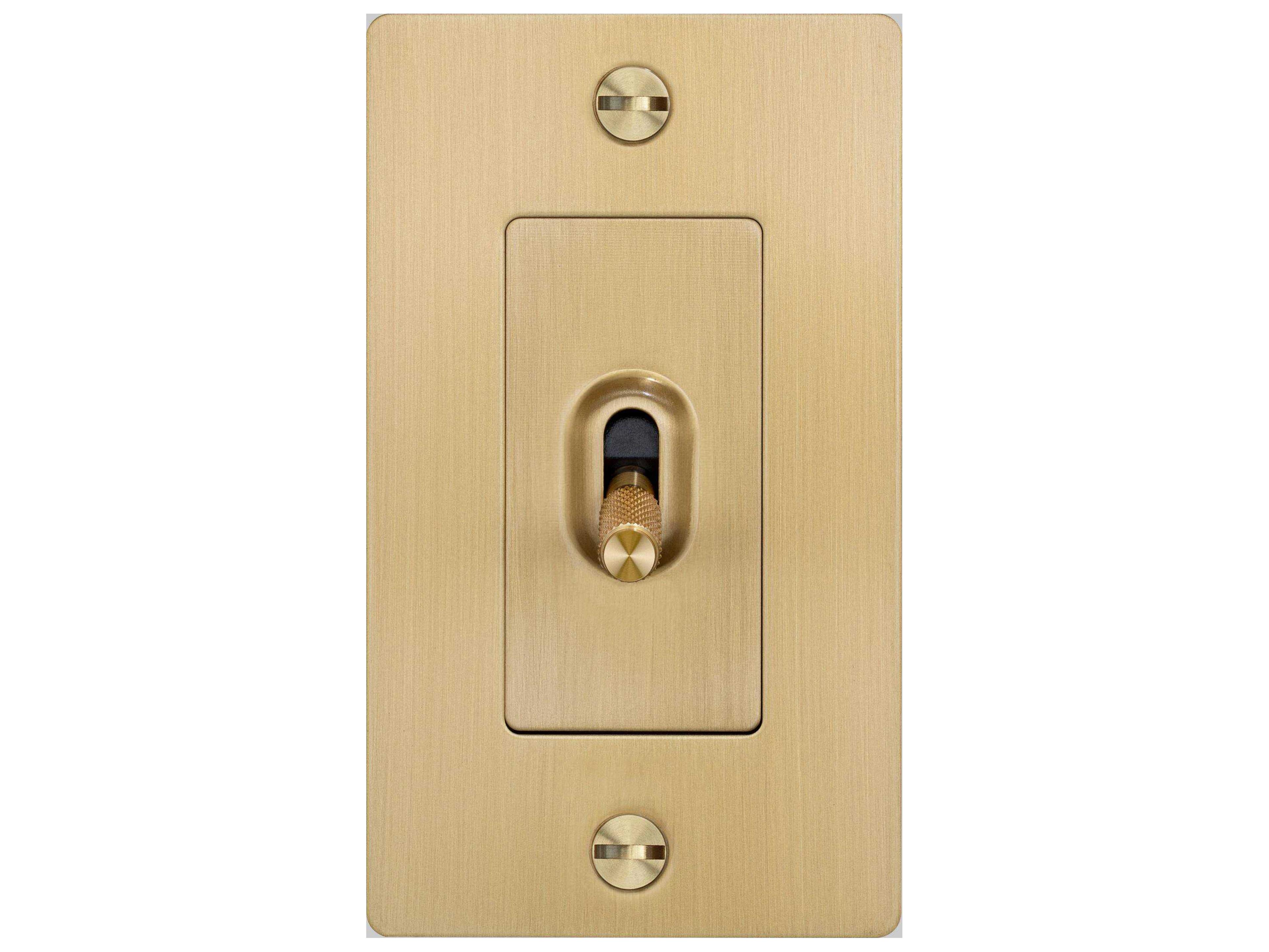 Buster + Punch 1G Brass Cross Toggle