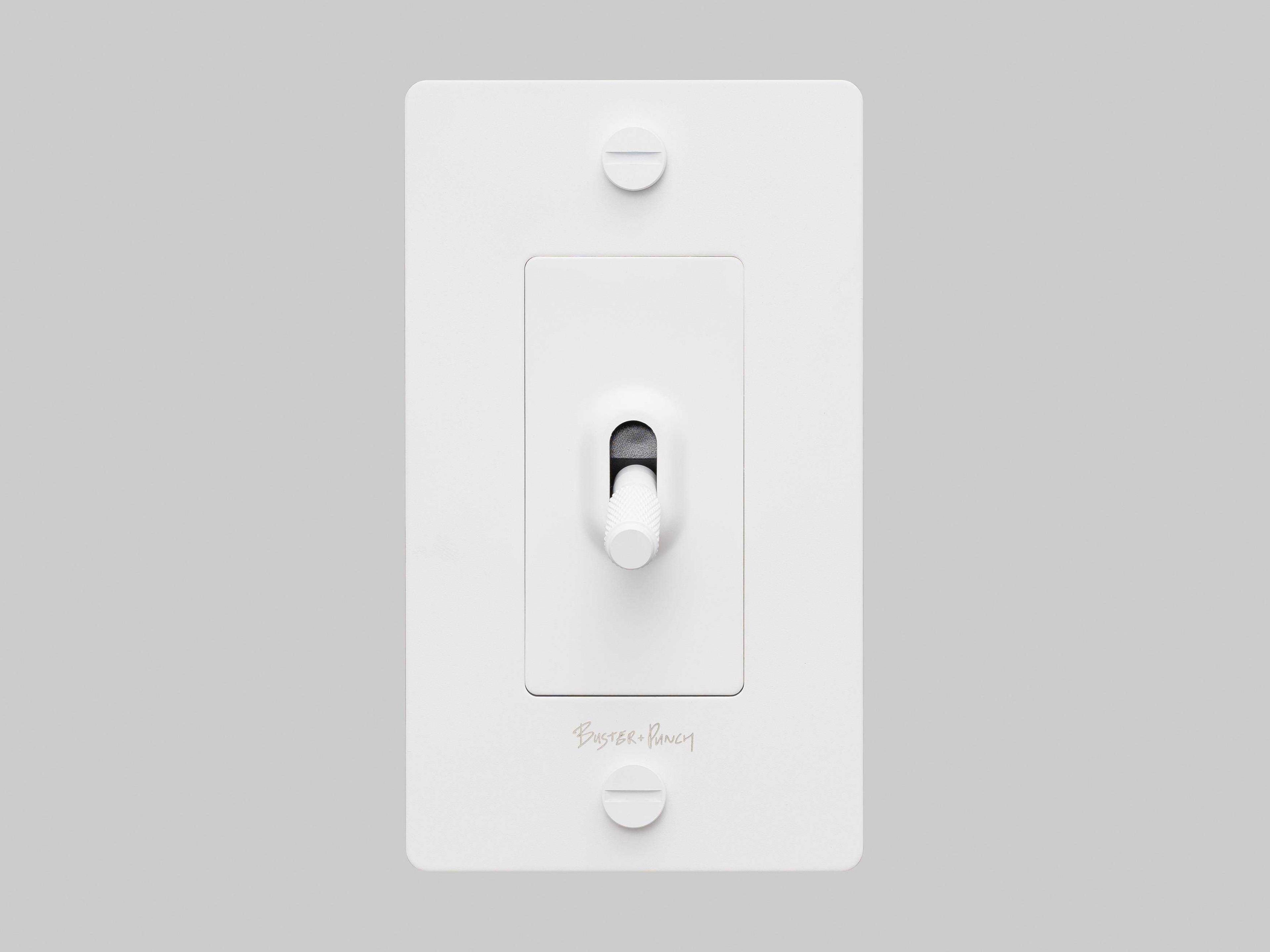 Buster + Punch 1G White Cross Toggle