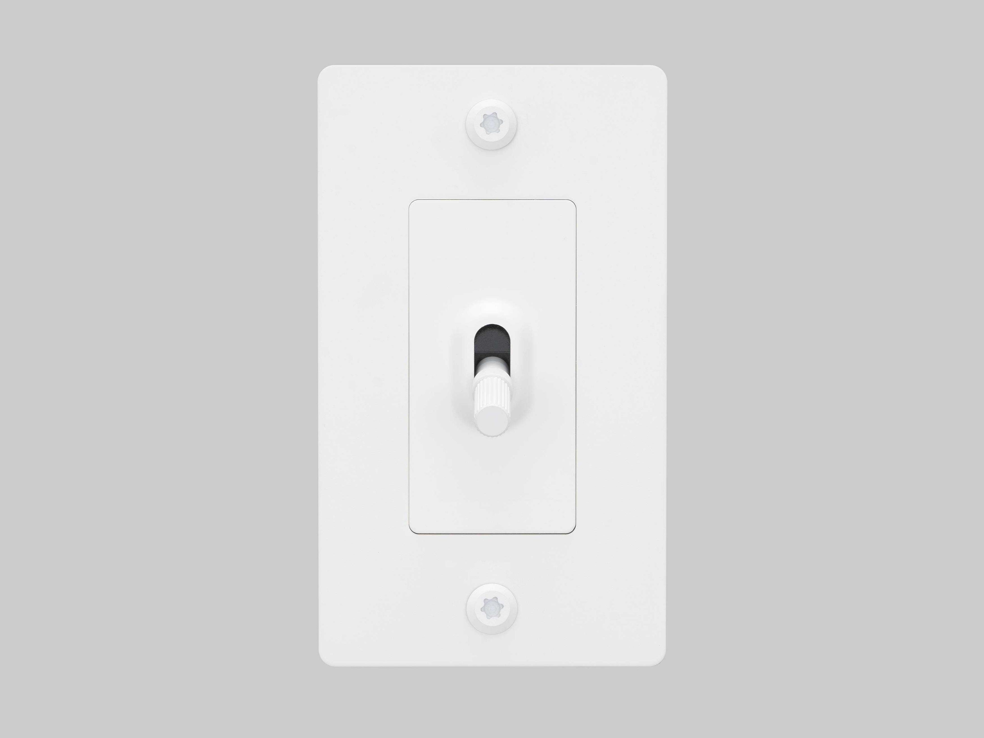 Buster + Punch 1G White Linear Toggle