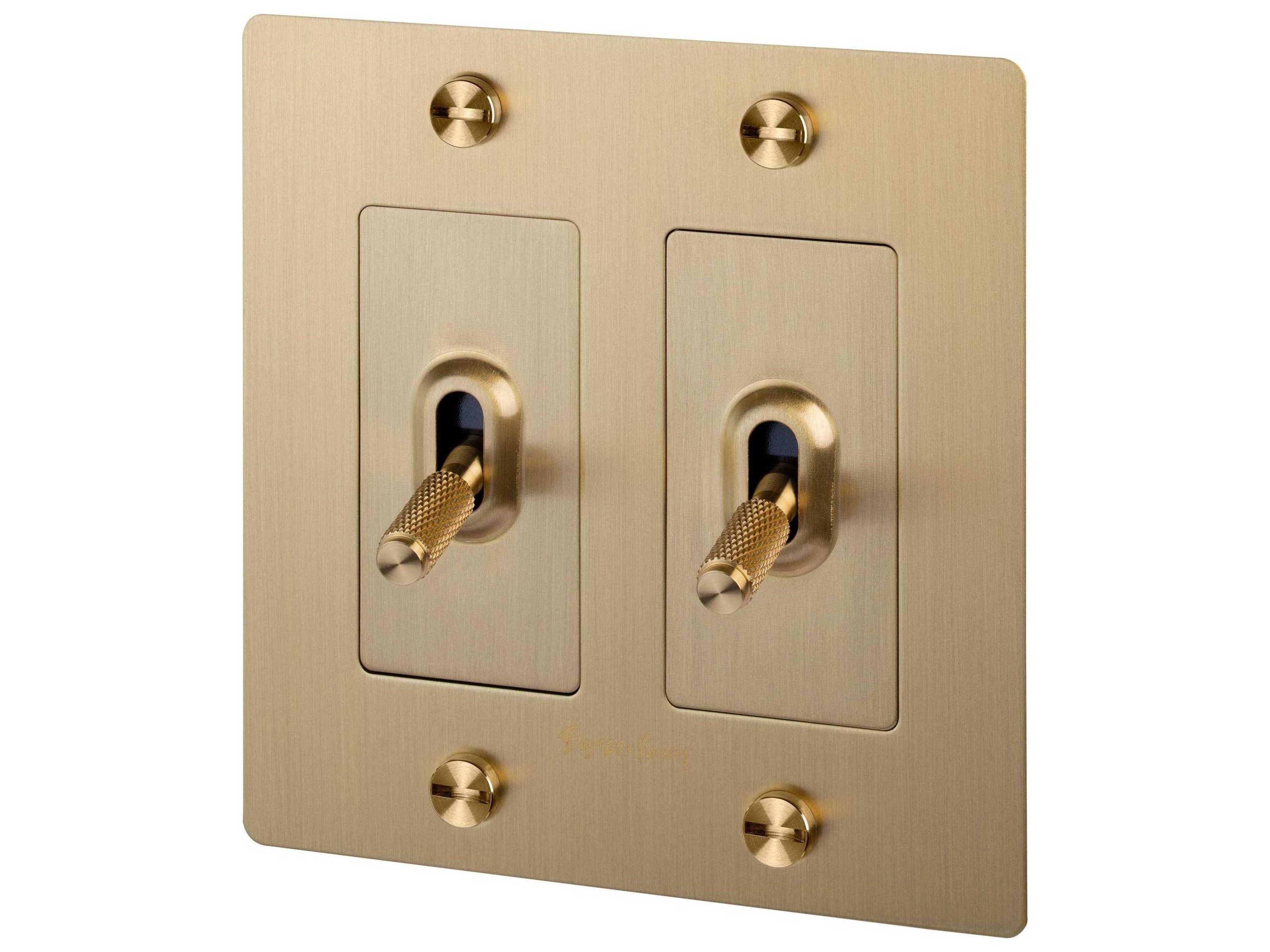 2G Brass Cross Toggle