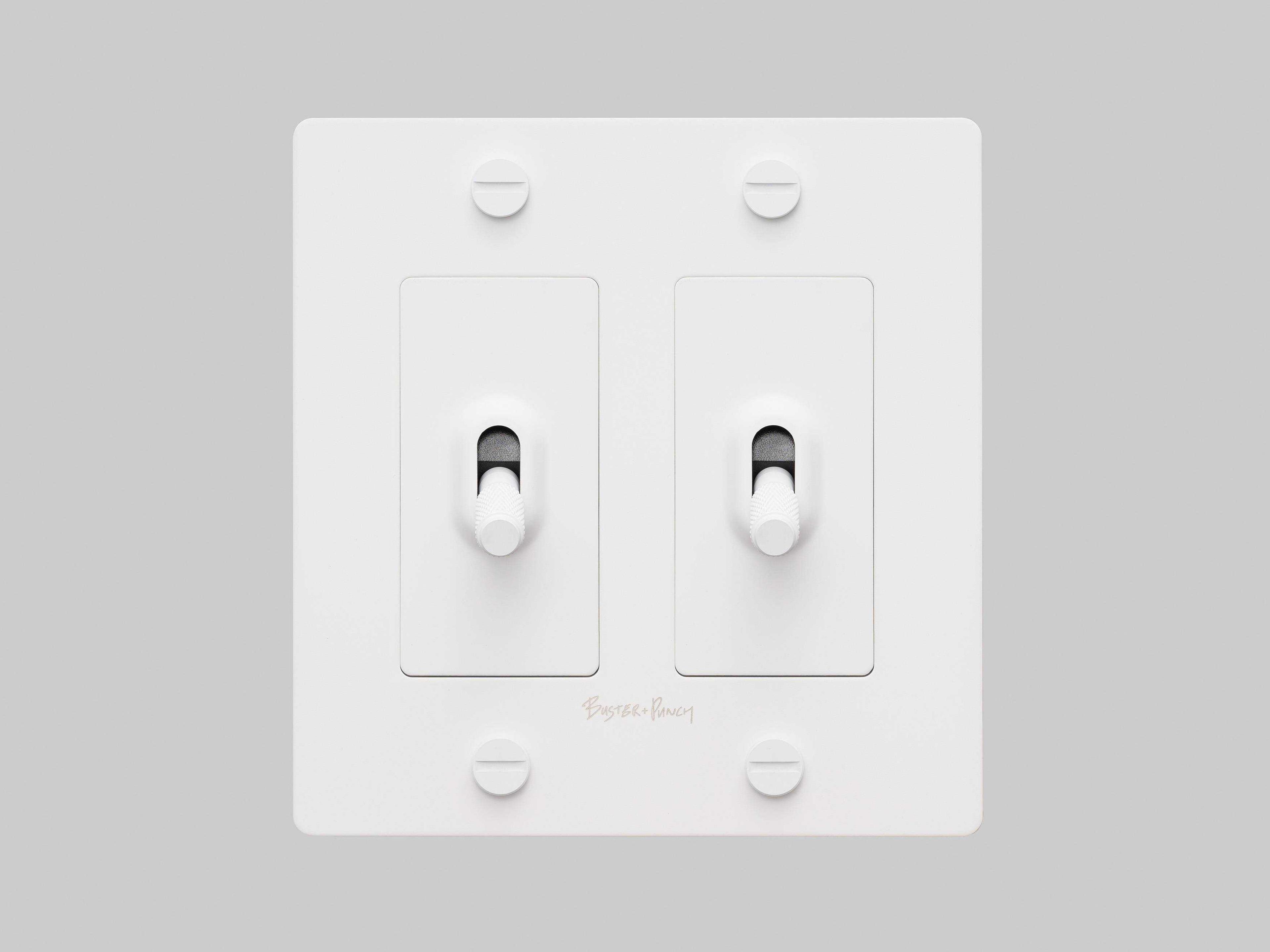 Buster + Punch 2G White Cross Toggle