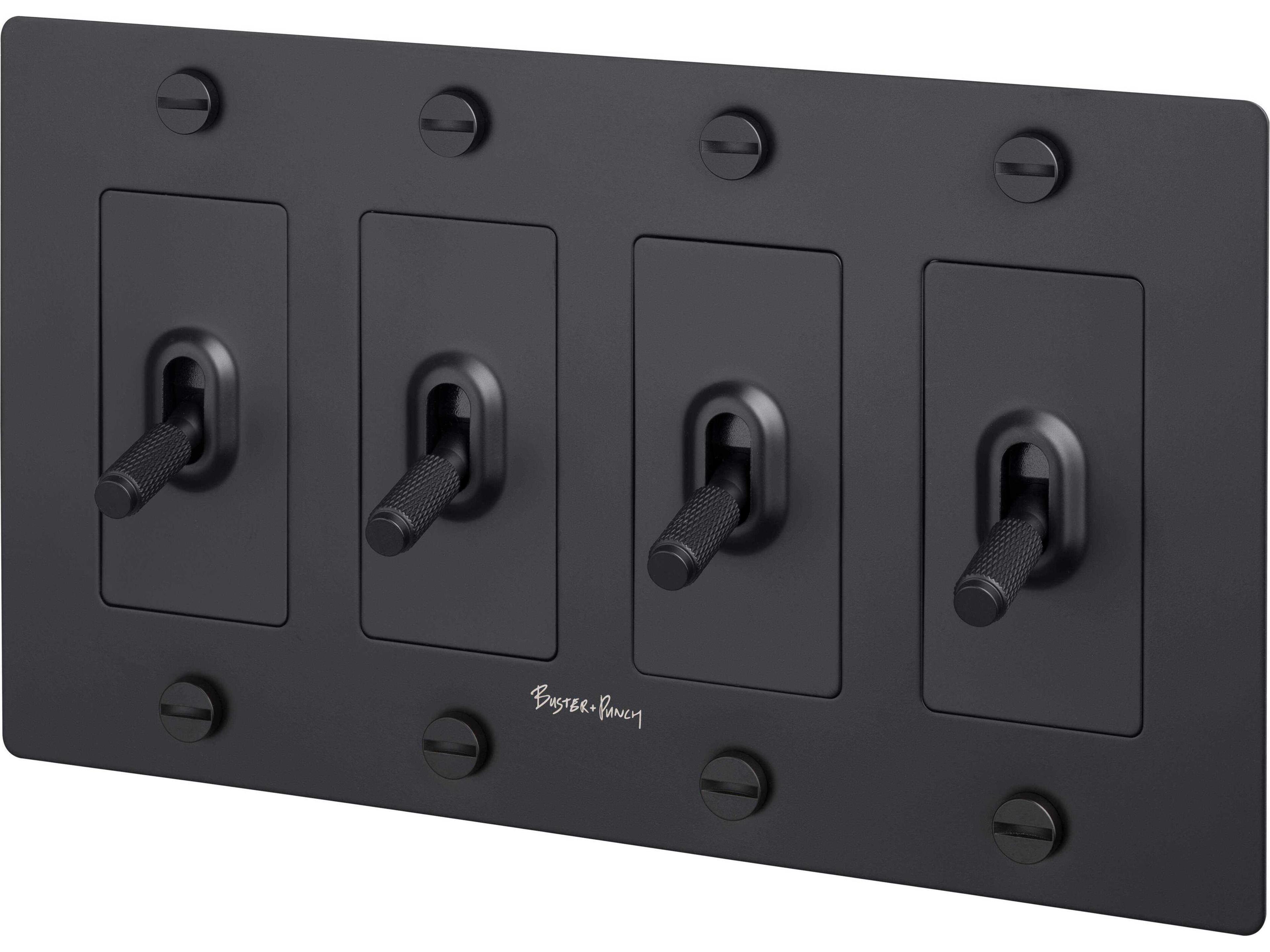 4G Black Cross Toggle