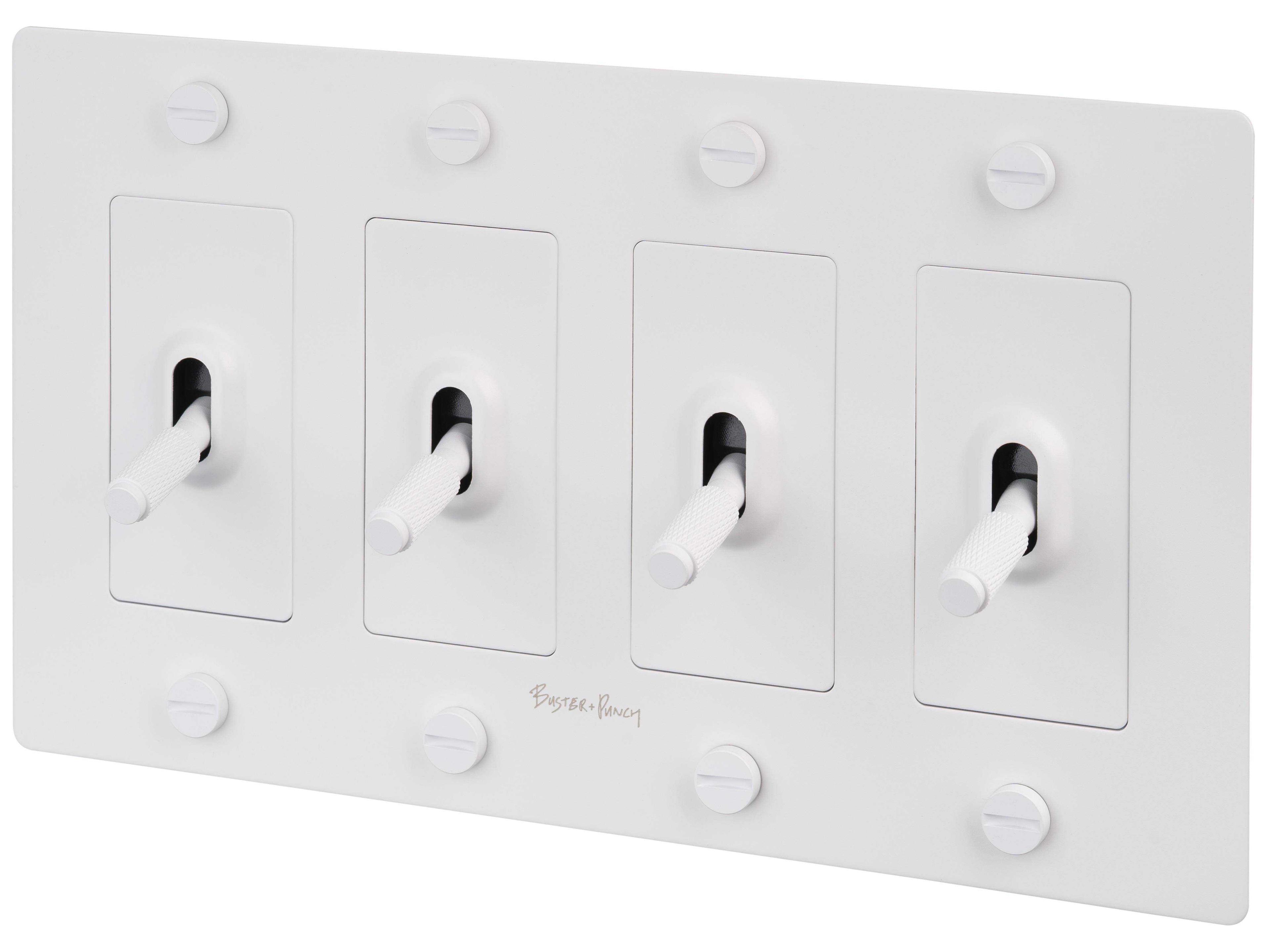 4G White Cross Toggle