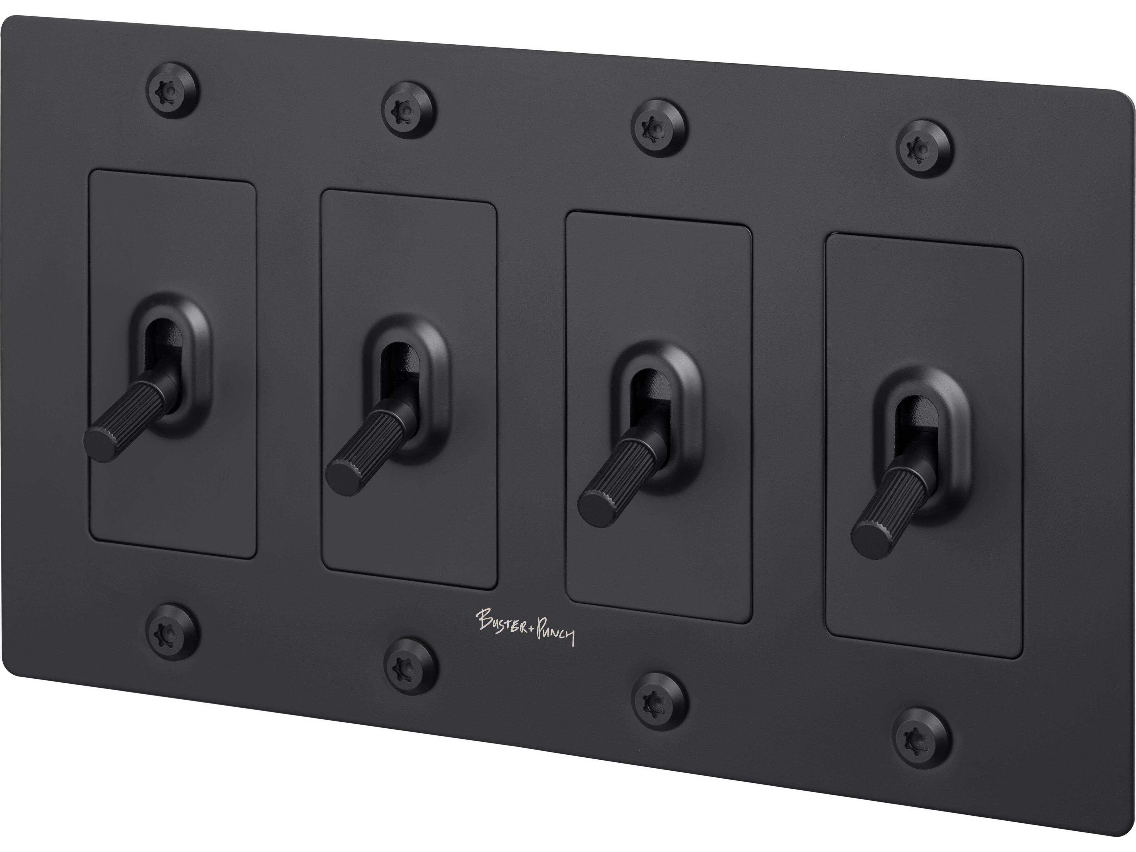 4G Black Linear Toggle