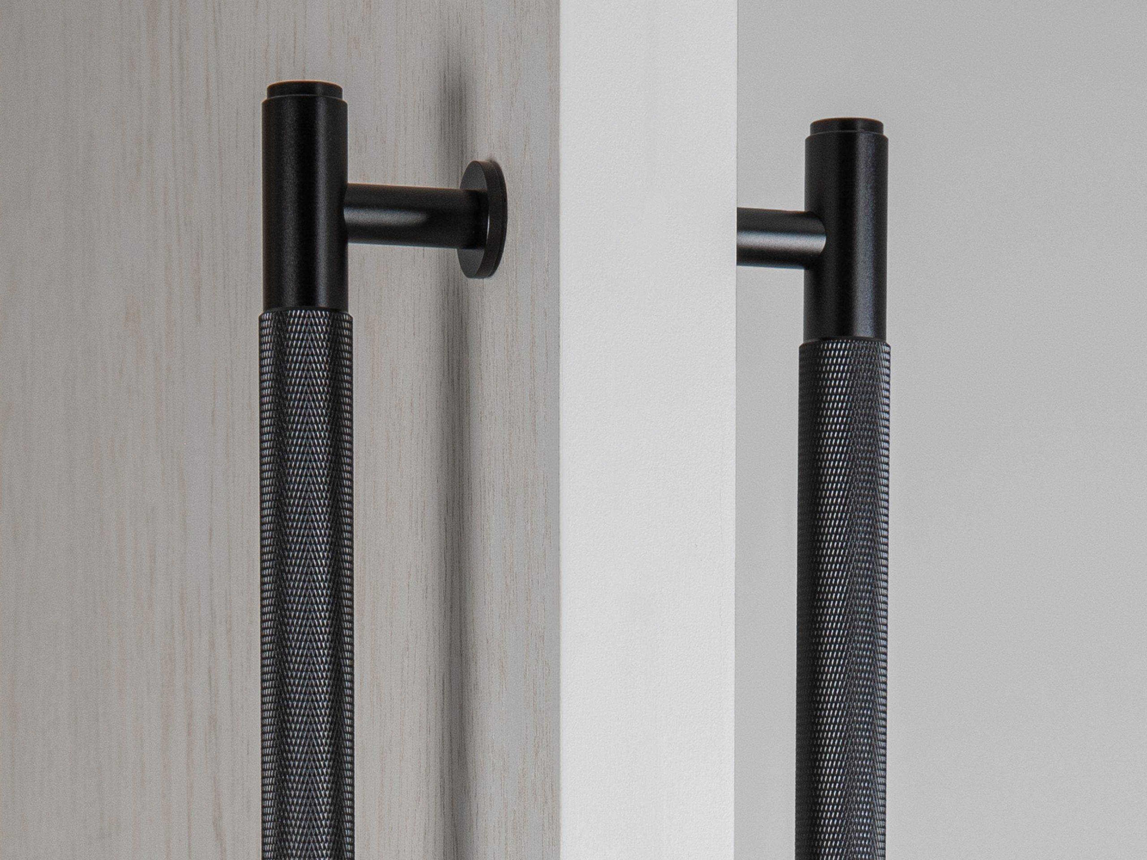 Buster + Punch Black Double-Sided Cross Closet Bar