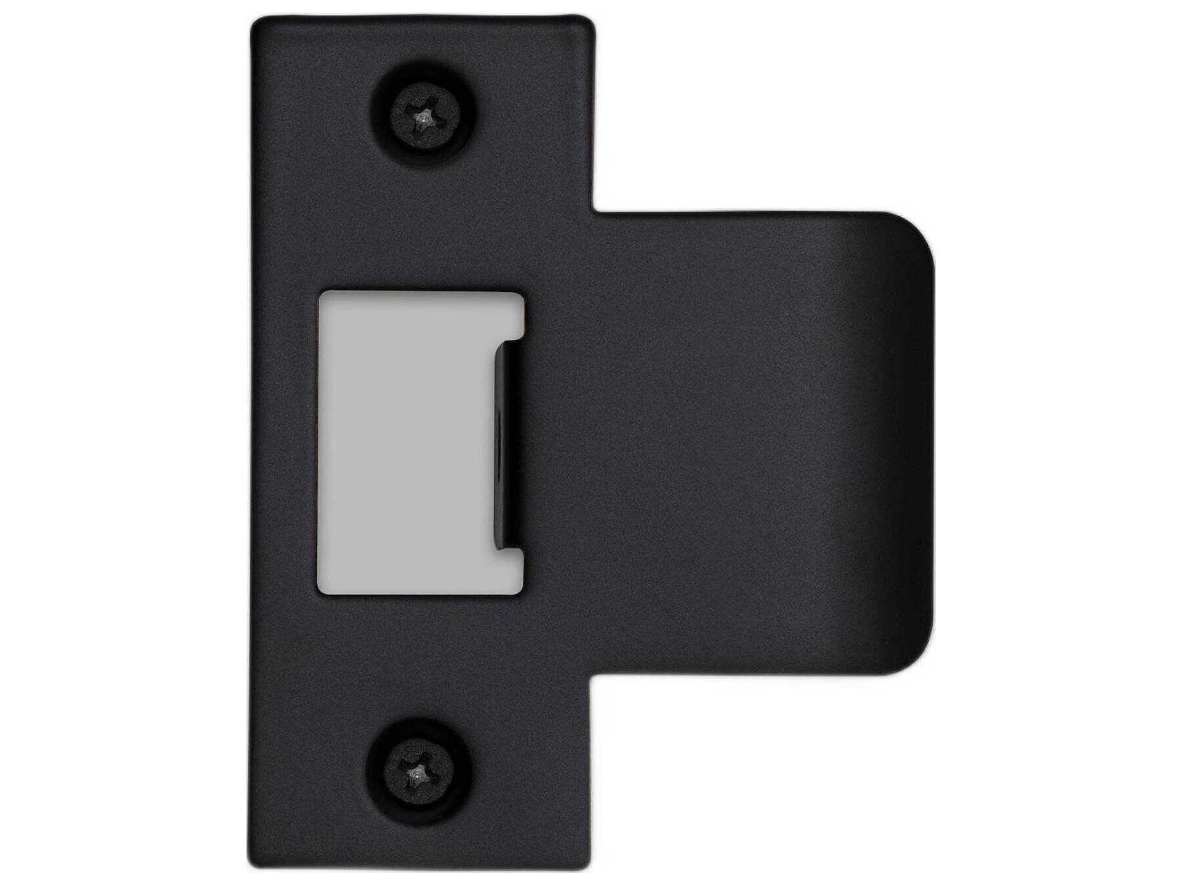 Black T-Shaped 60mm Strike Plate Kit
