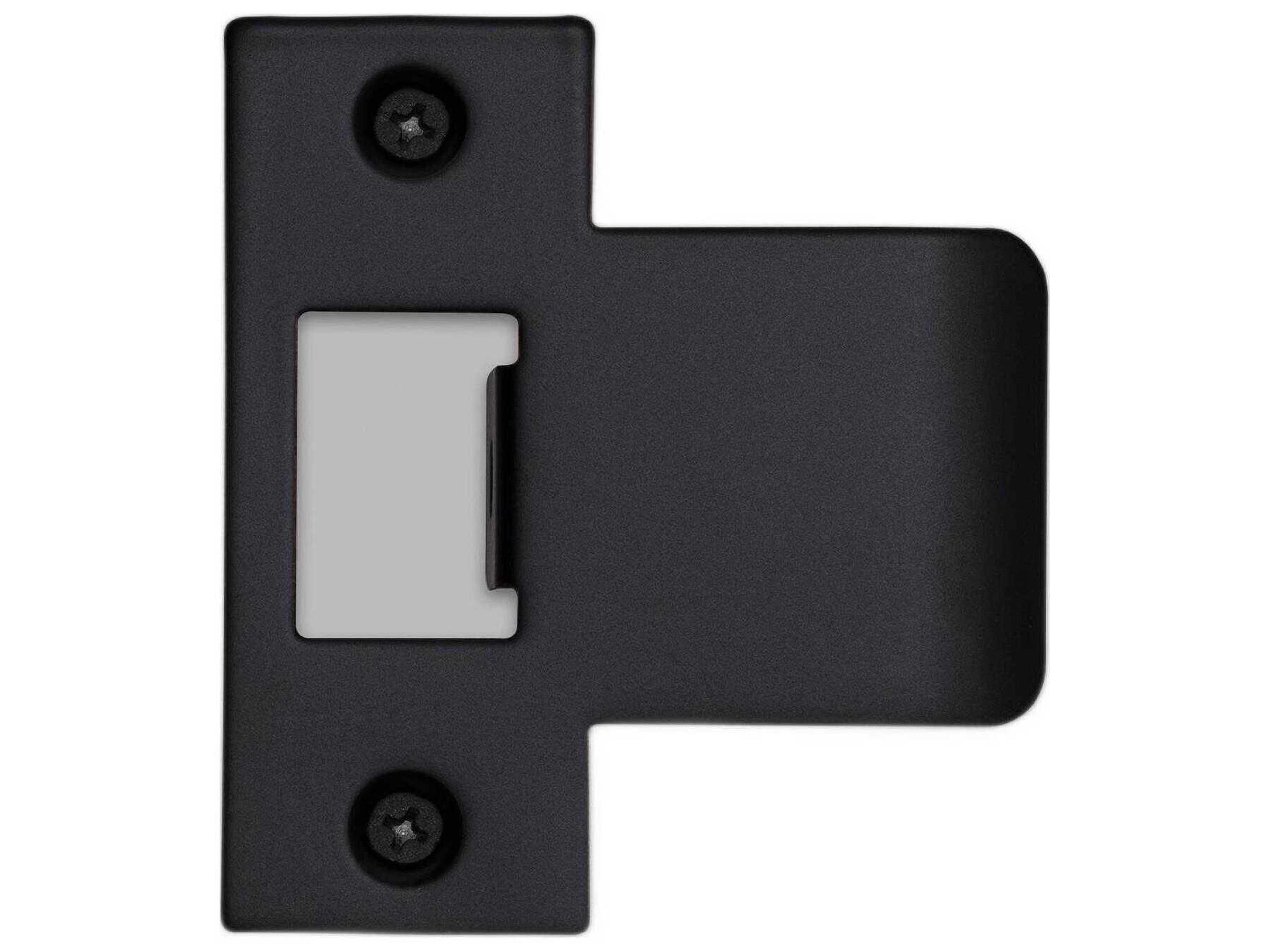 Black T-Shaped 75mm Strike Plate Kit