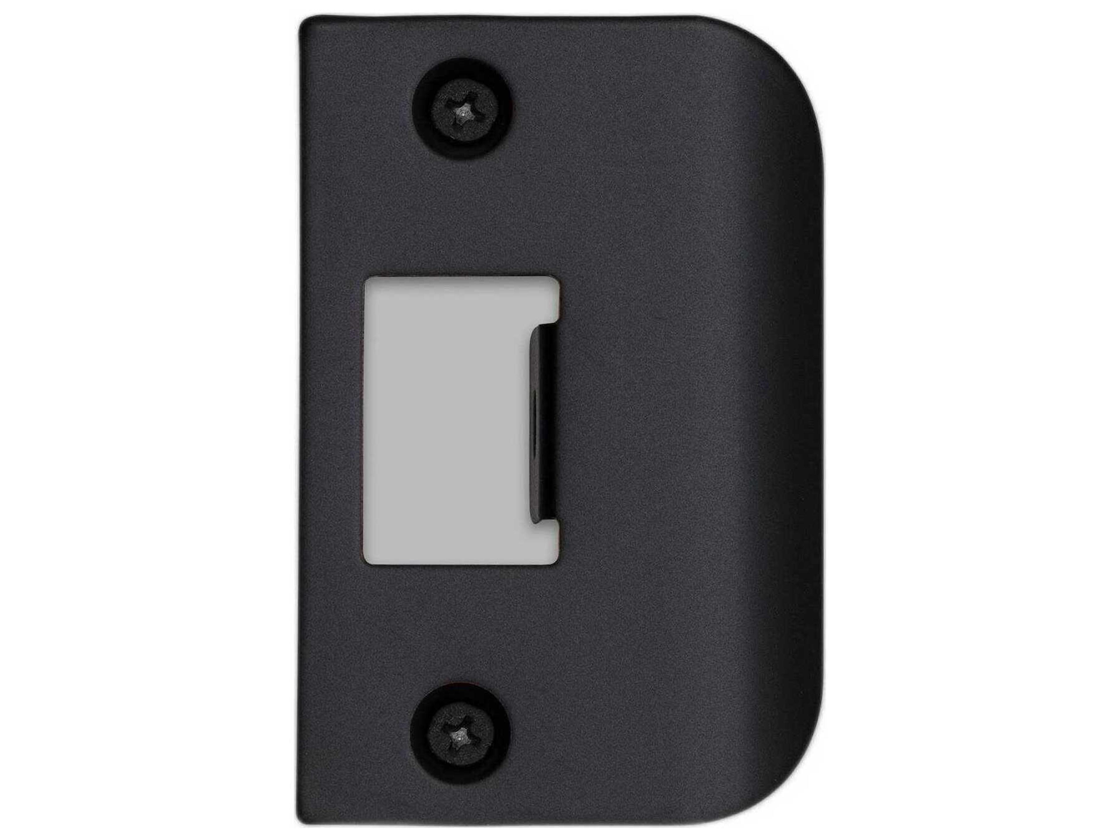 Black D-Shaped Standard Strike Plate Kit