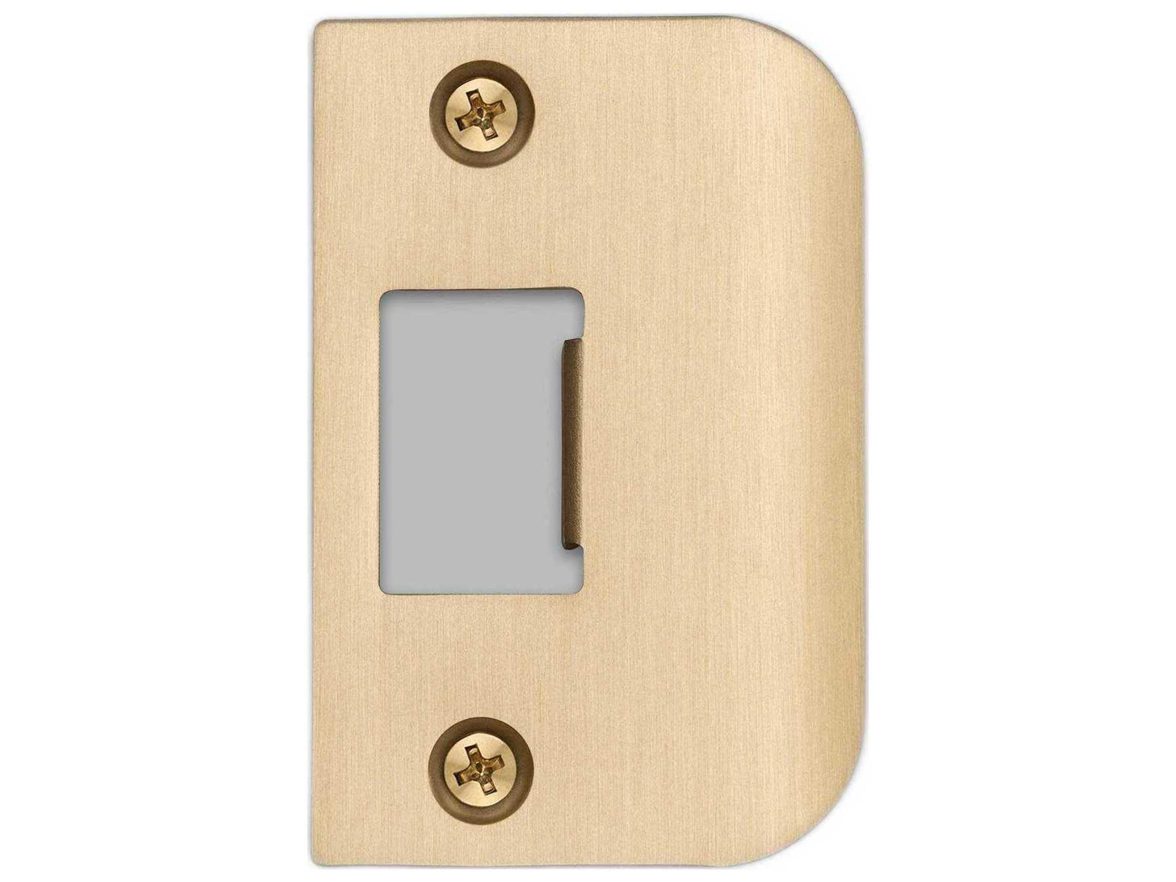 Brass D-Shaped Standard Strike Plate Kit