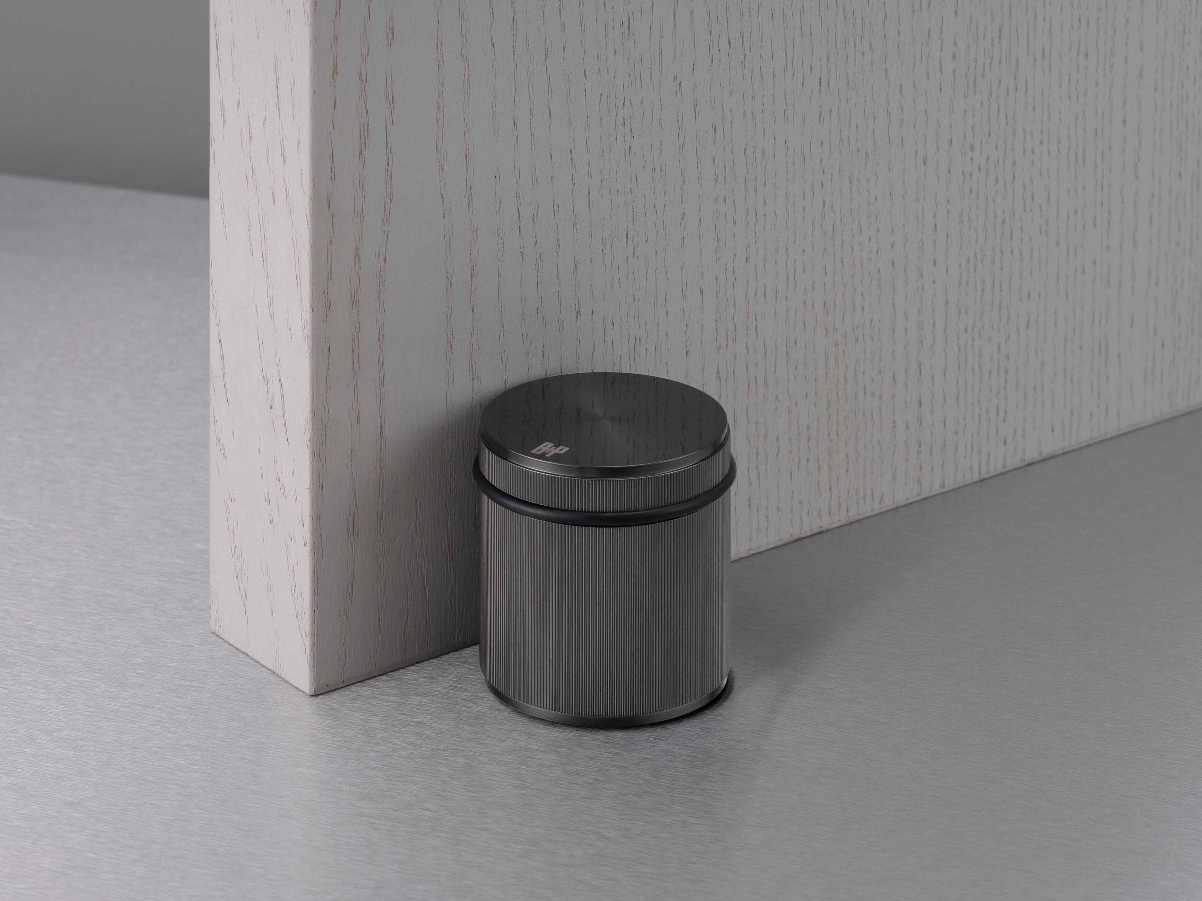 Buster + Punch Linear Gun Metal Freestanding Door Stop