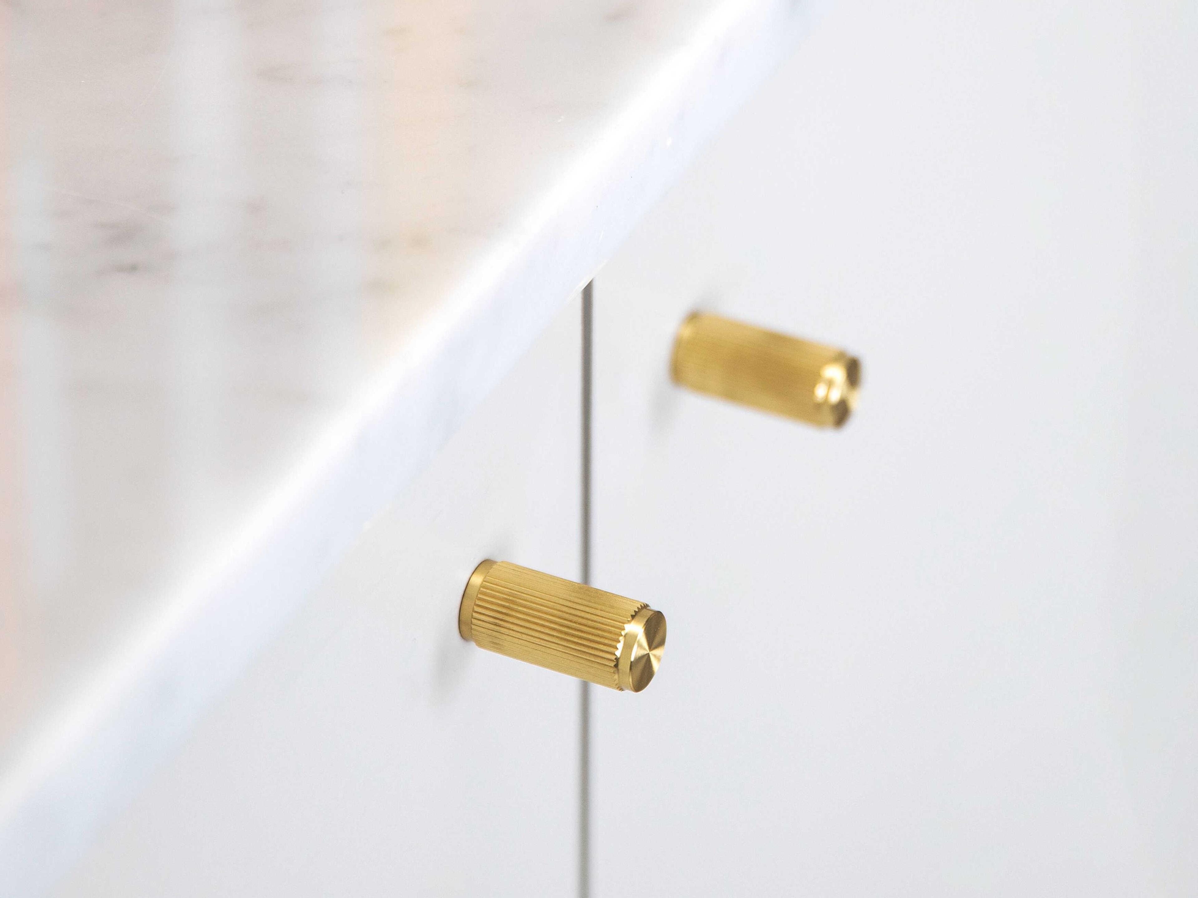 Buster + Punch Brass Linear Furniture Knob