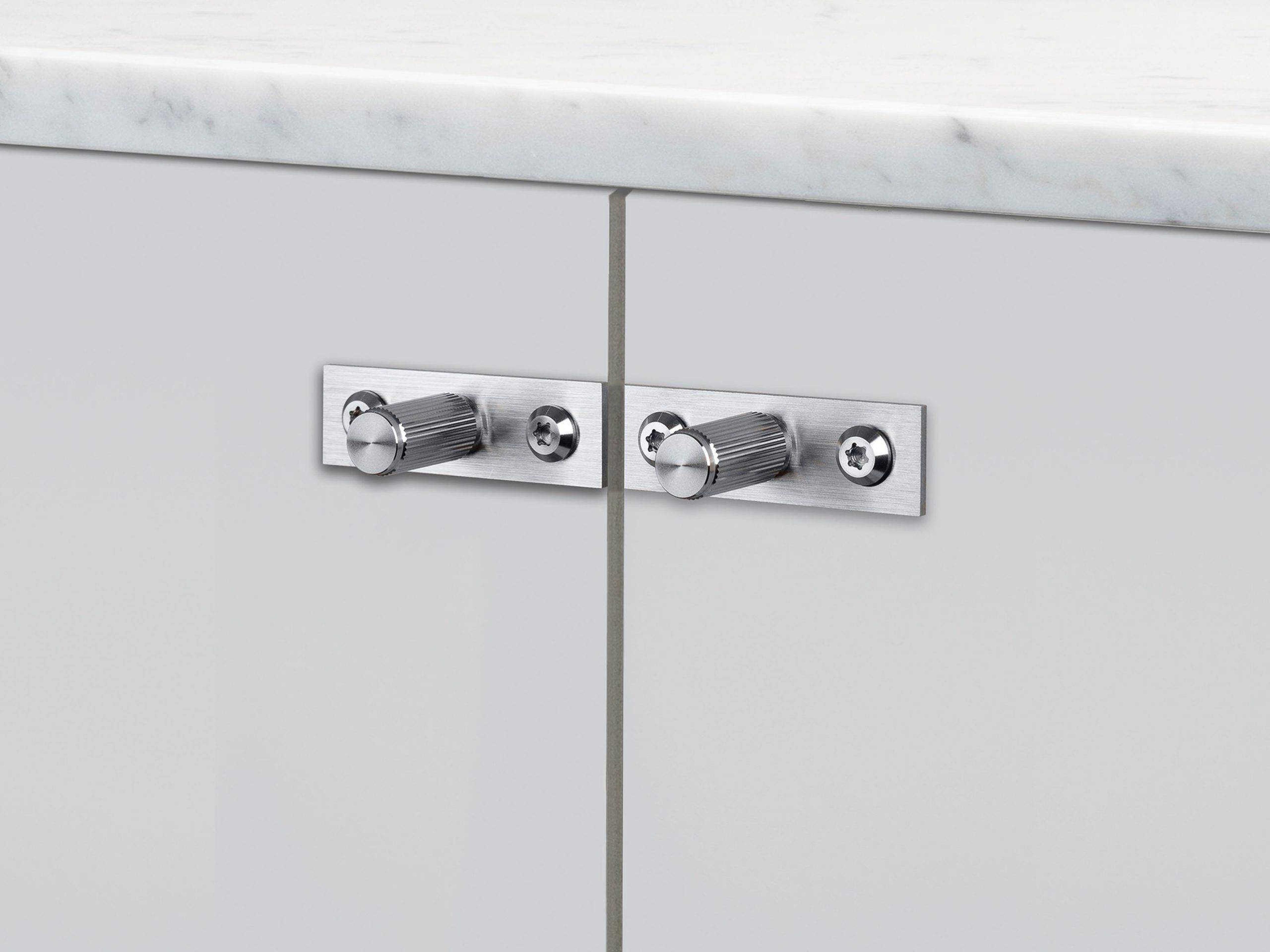 Buster + Punch Steel Linear Plated Furniture Knob