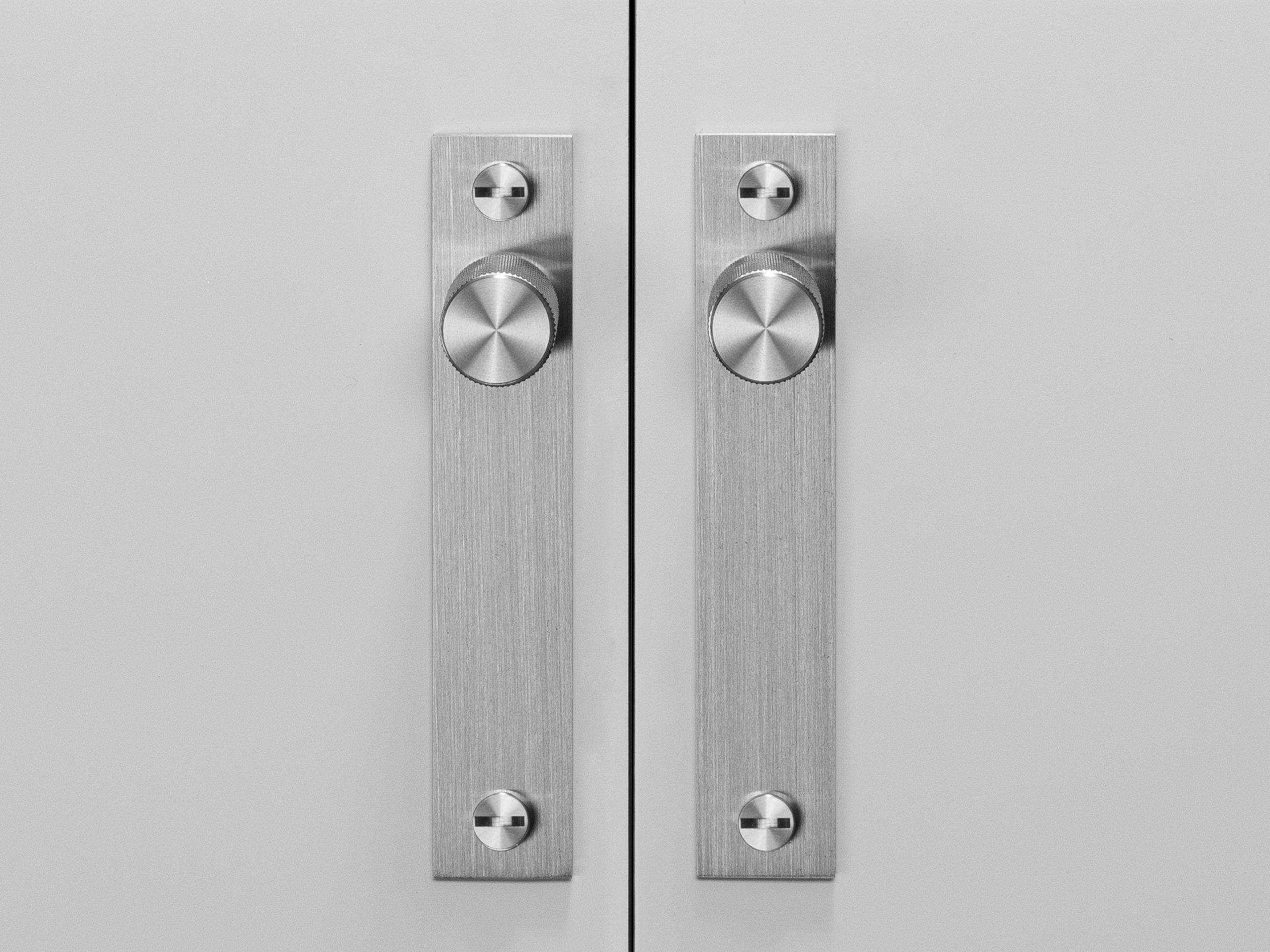 Buster + Punch Steel Cross Plated Furniture Knob