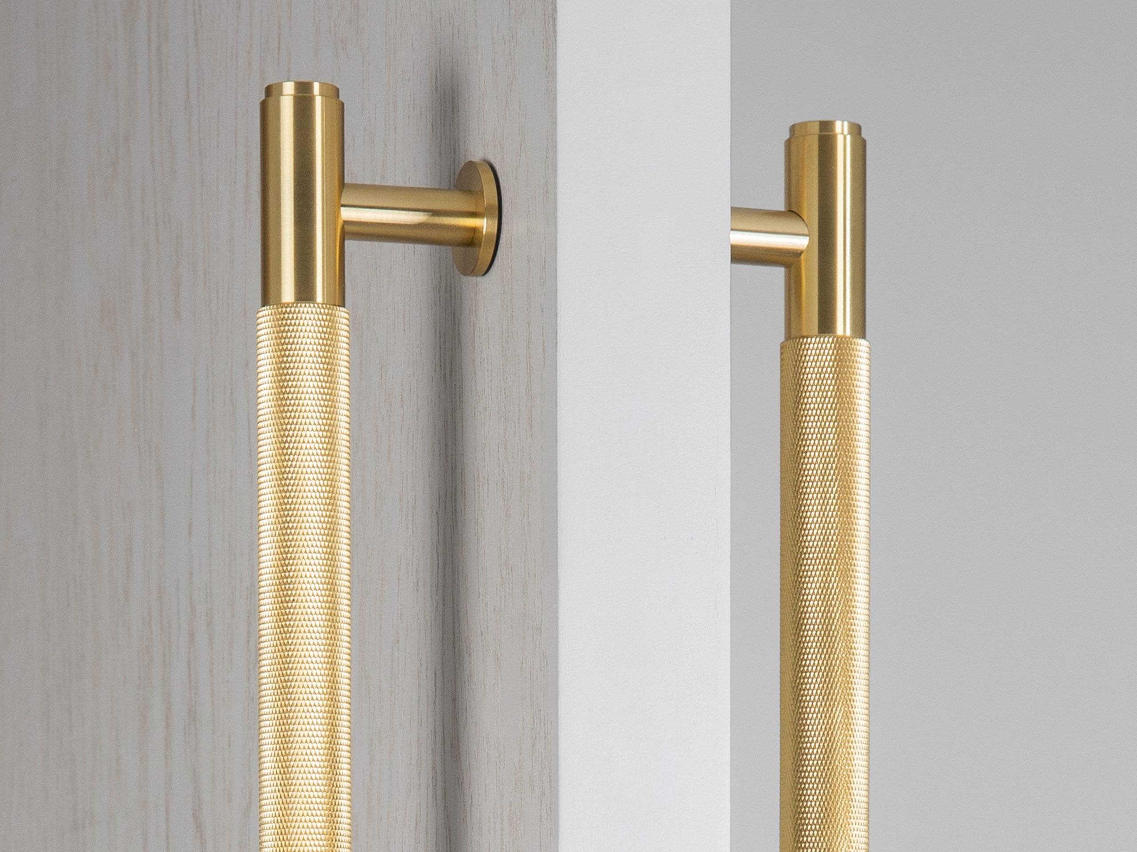 Buster + Punch Brass Double-Sided Cross Pull Bar