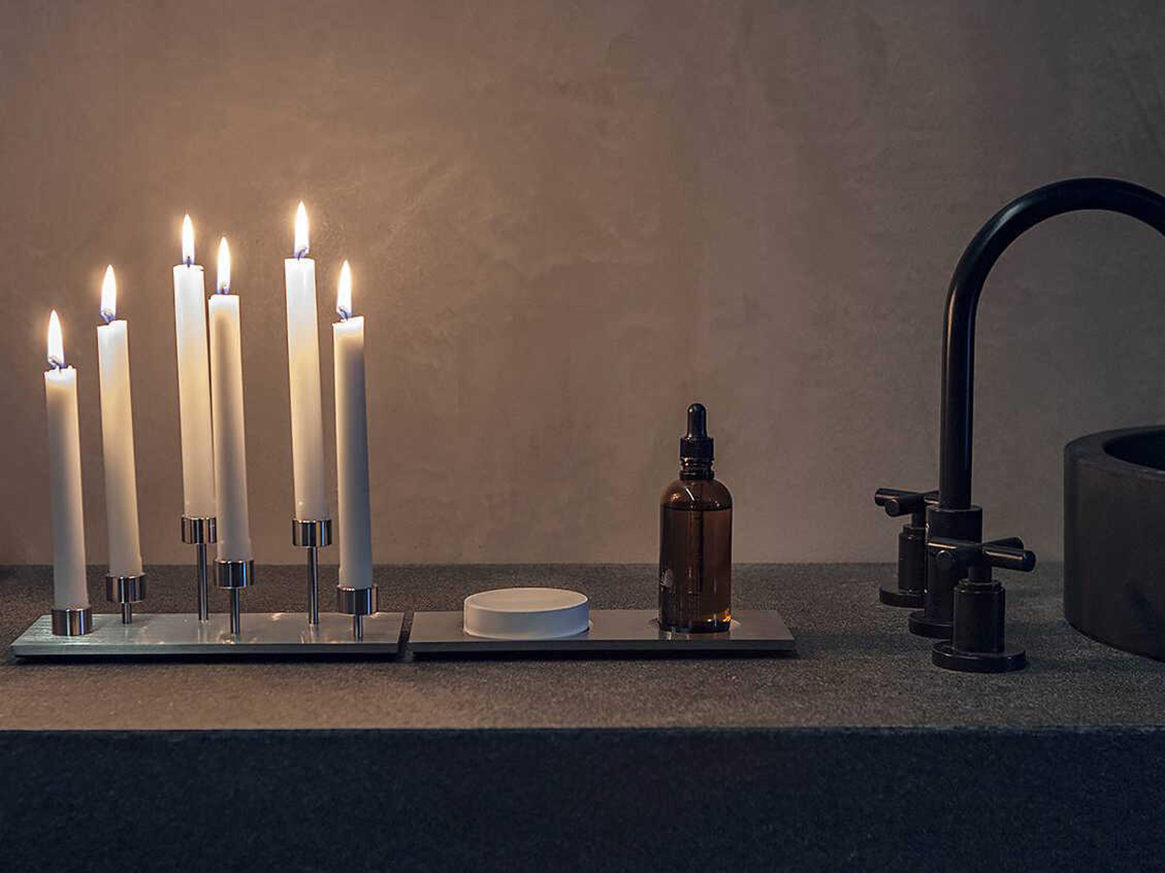 Buster + Punch Machined Steel Candle Holder