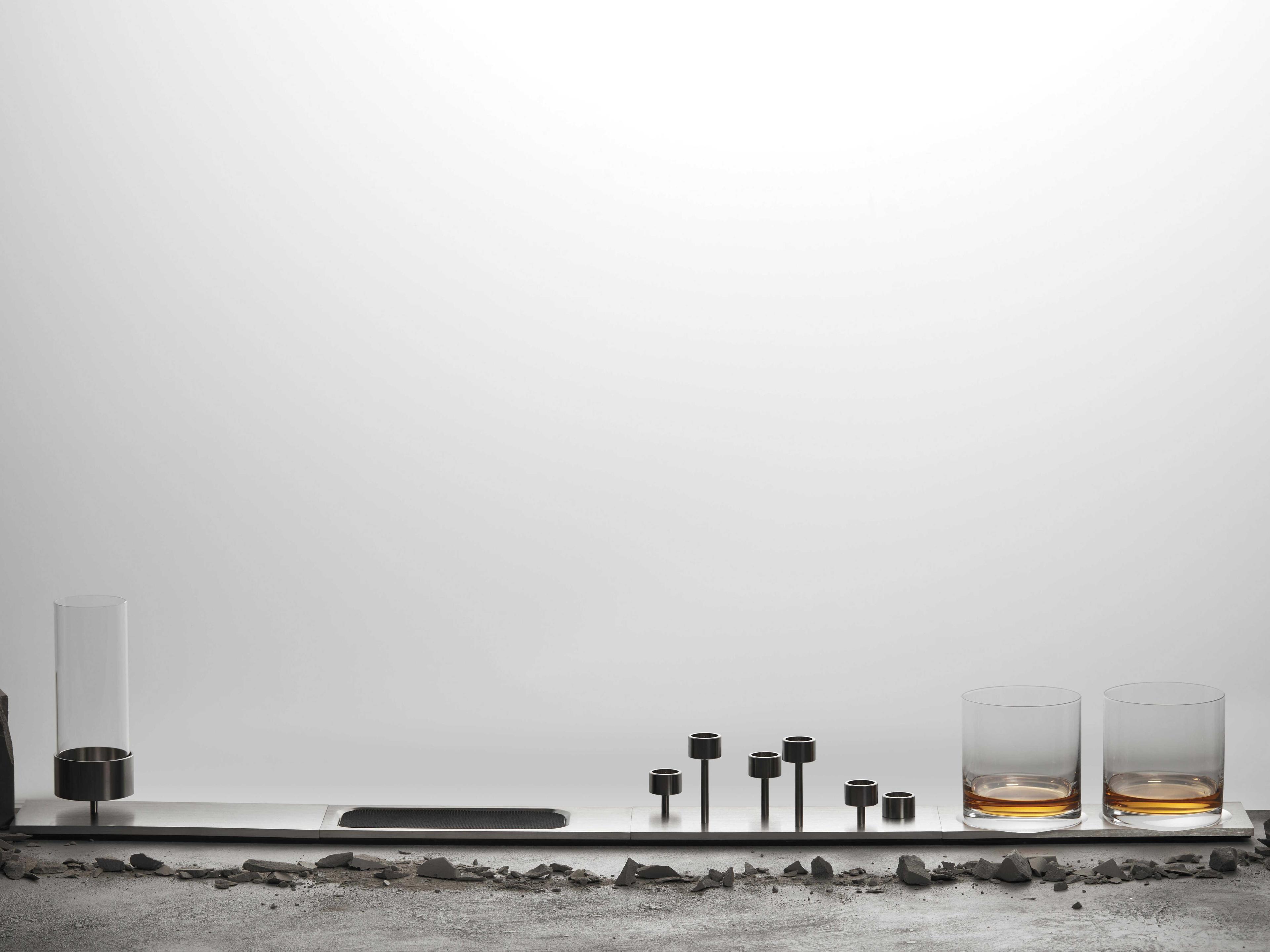 Buster + Punch Machined Black Vase