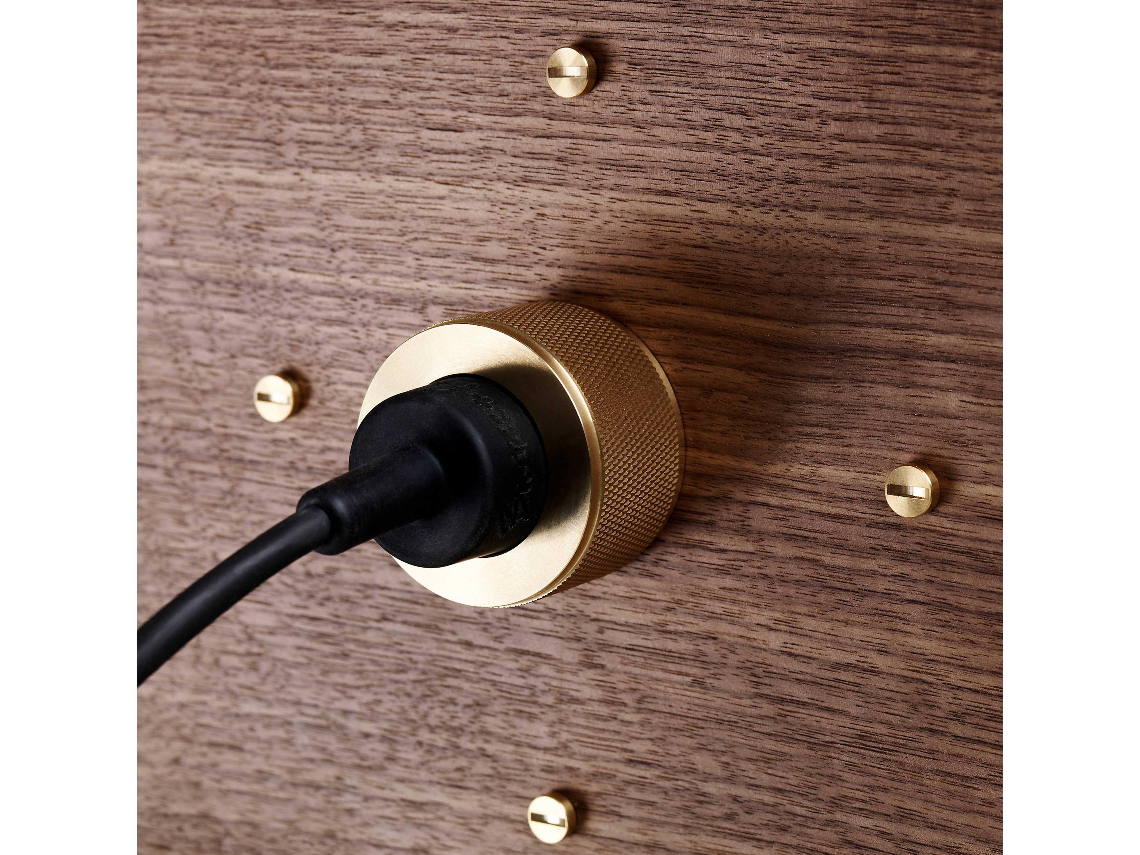 Buster + Punch The Rockstar Brown Walnut Wood American Bar Cabinet