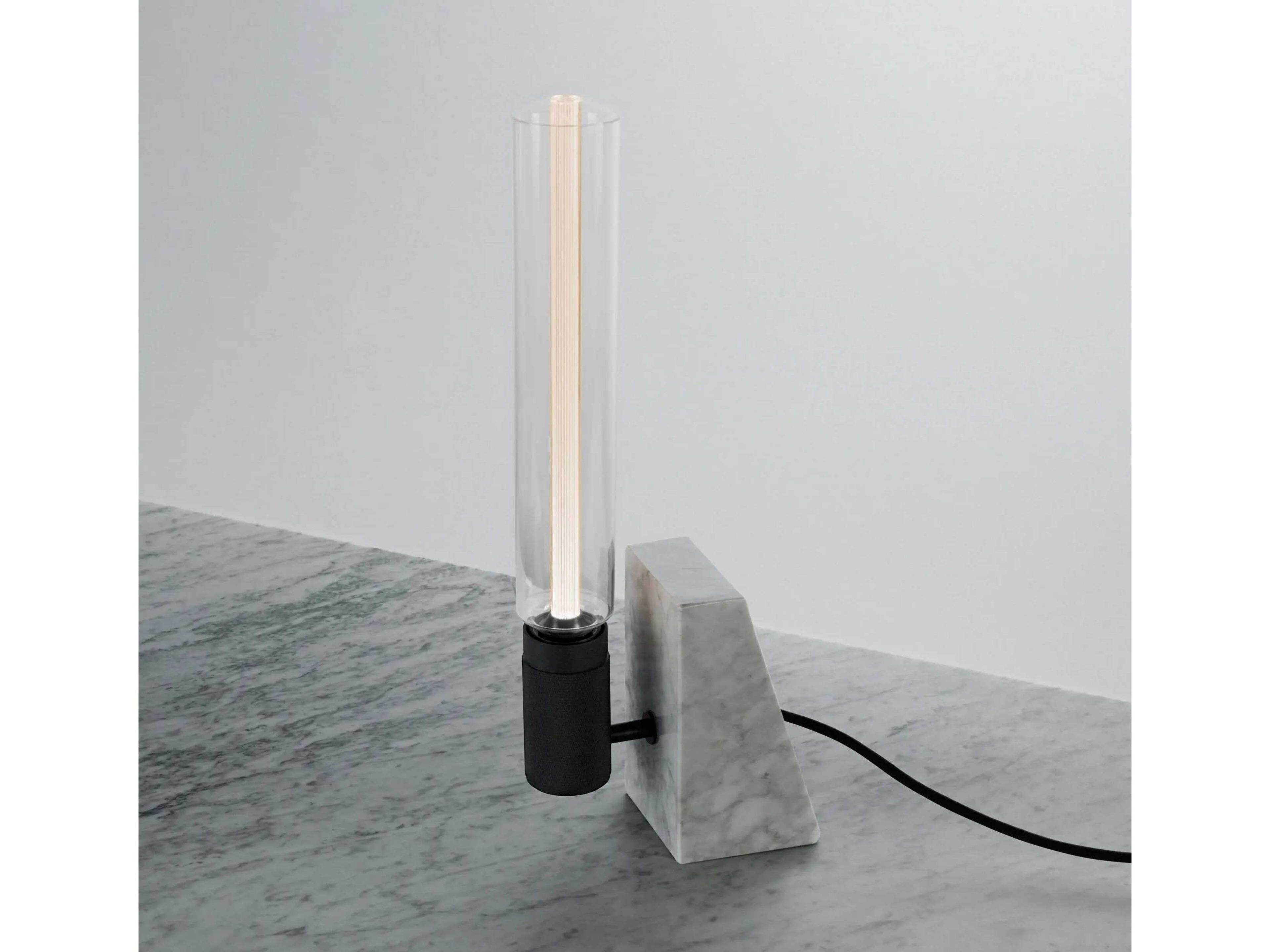 Buster + Punch Stoned White Marble Table Lamp