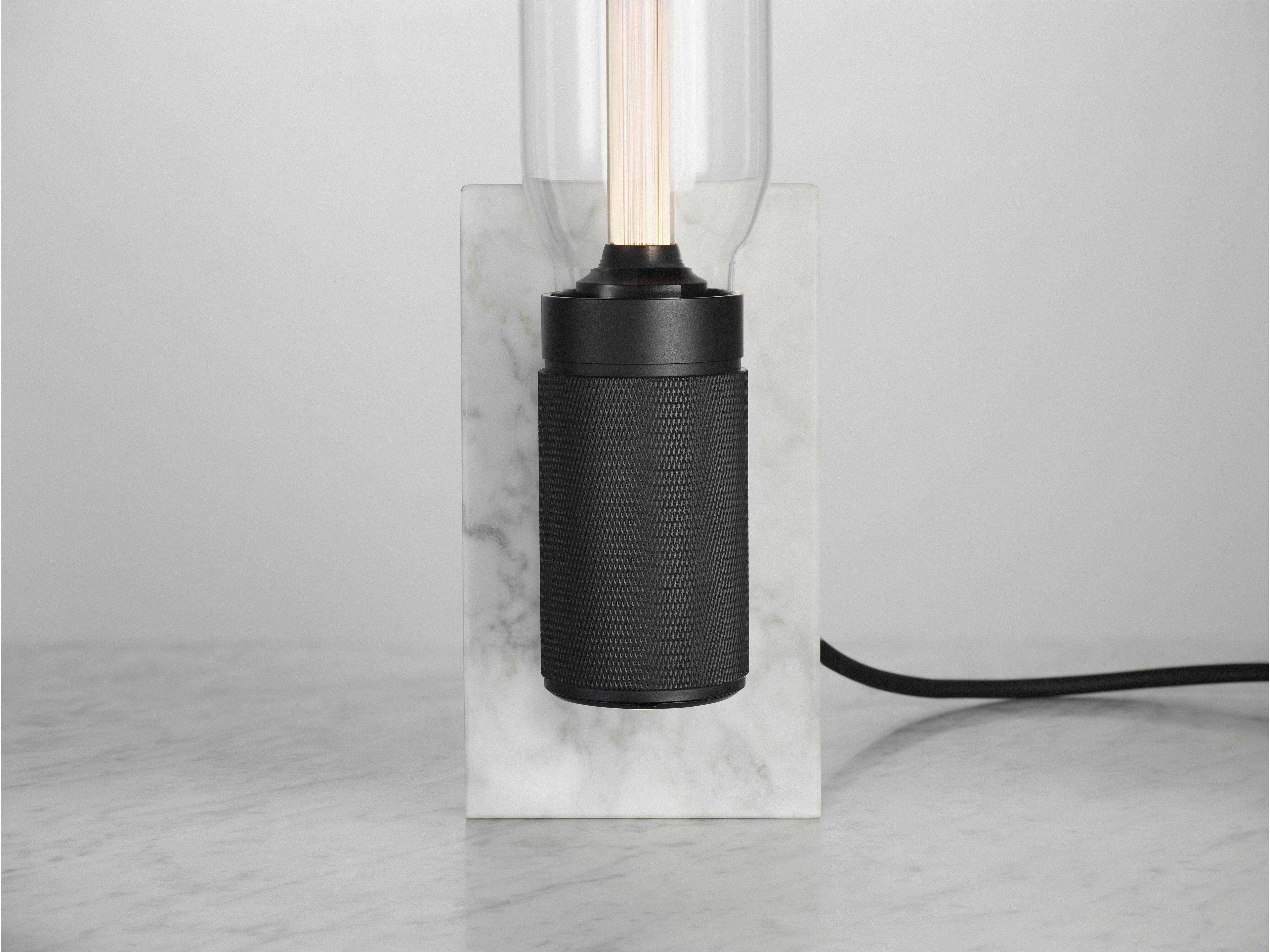 Buster + Punch Stoned White Marble Table Lamp