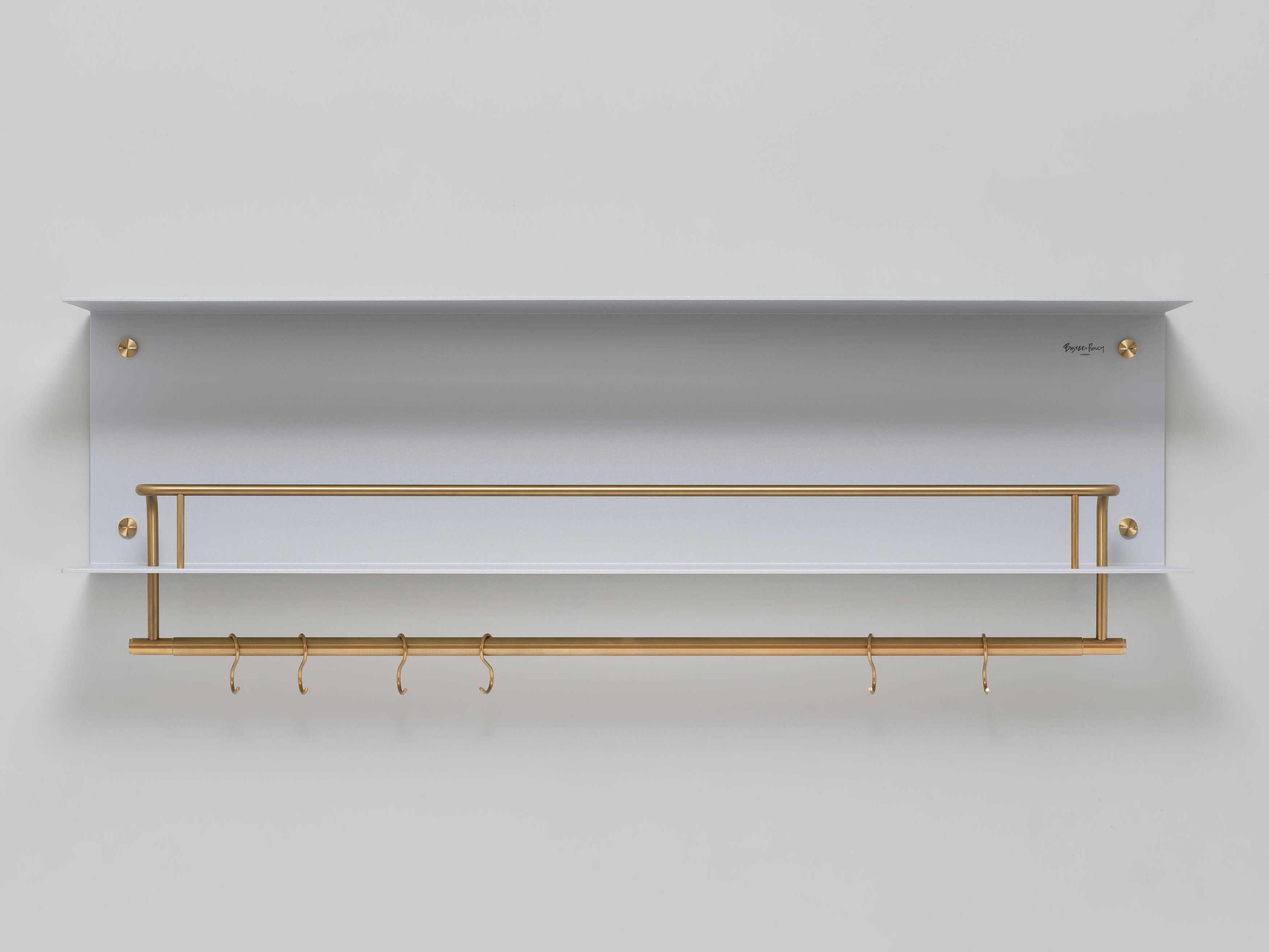 Buster + Punch Brass Hanger Kitchen Shelf