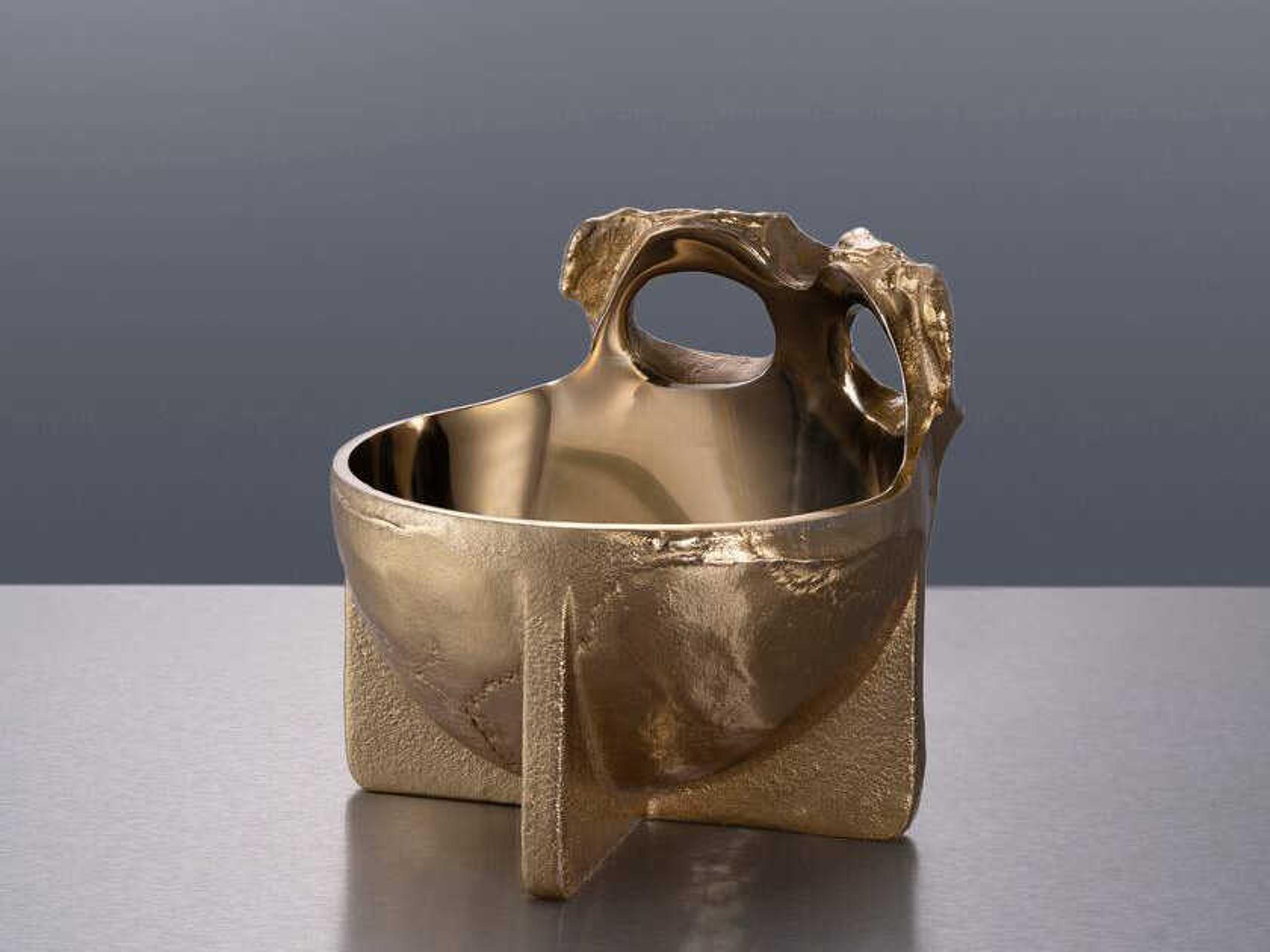 Buster + Punch Travis Barker Brass Skull Decorative Bowl